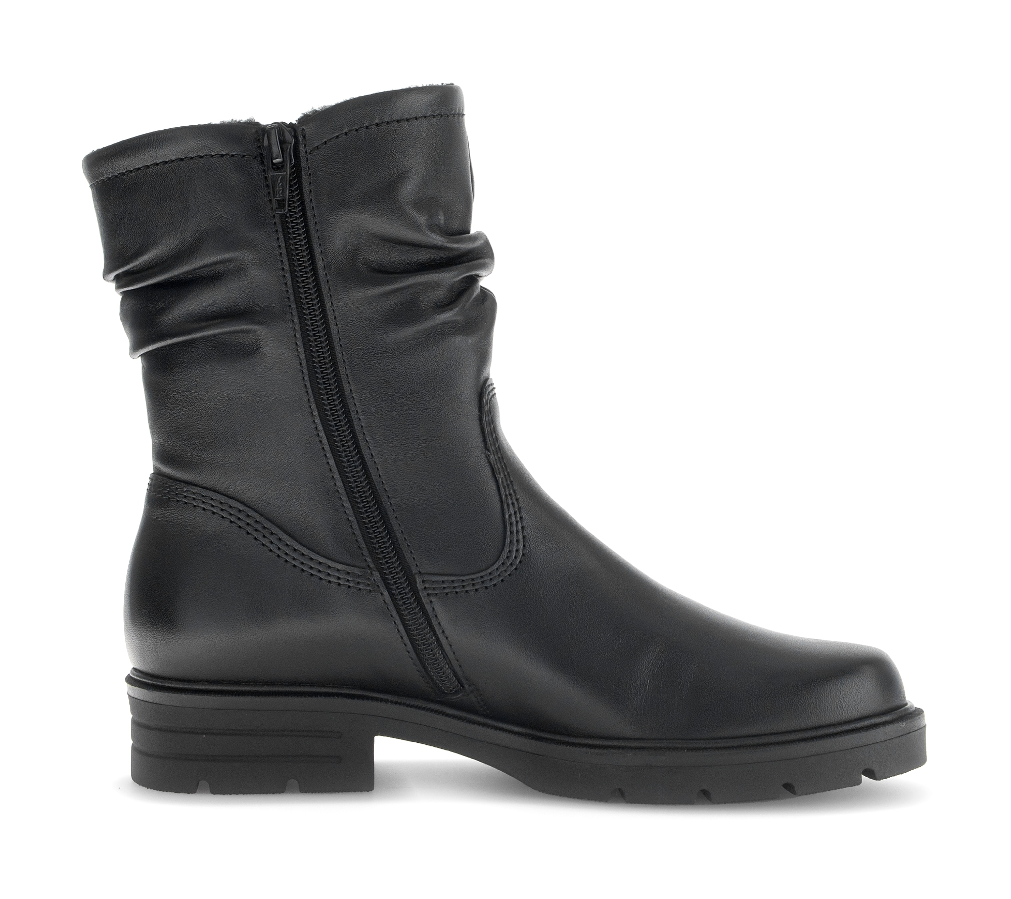 Gabor Stiefelette, Blockabsatz, Herbstboots mit zweckmäßigem Innenreißverschluss