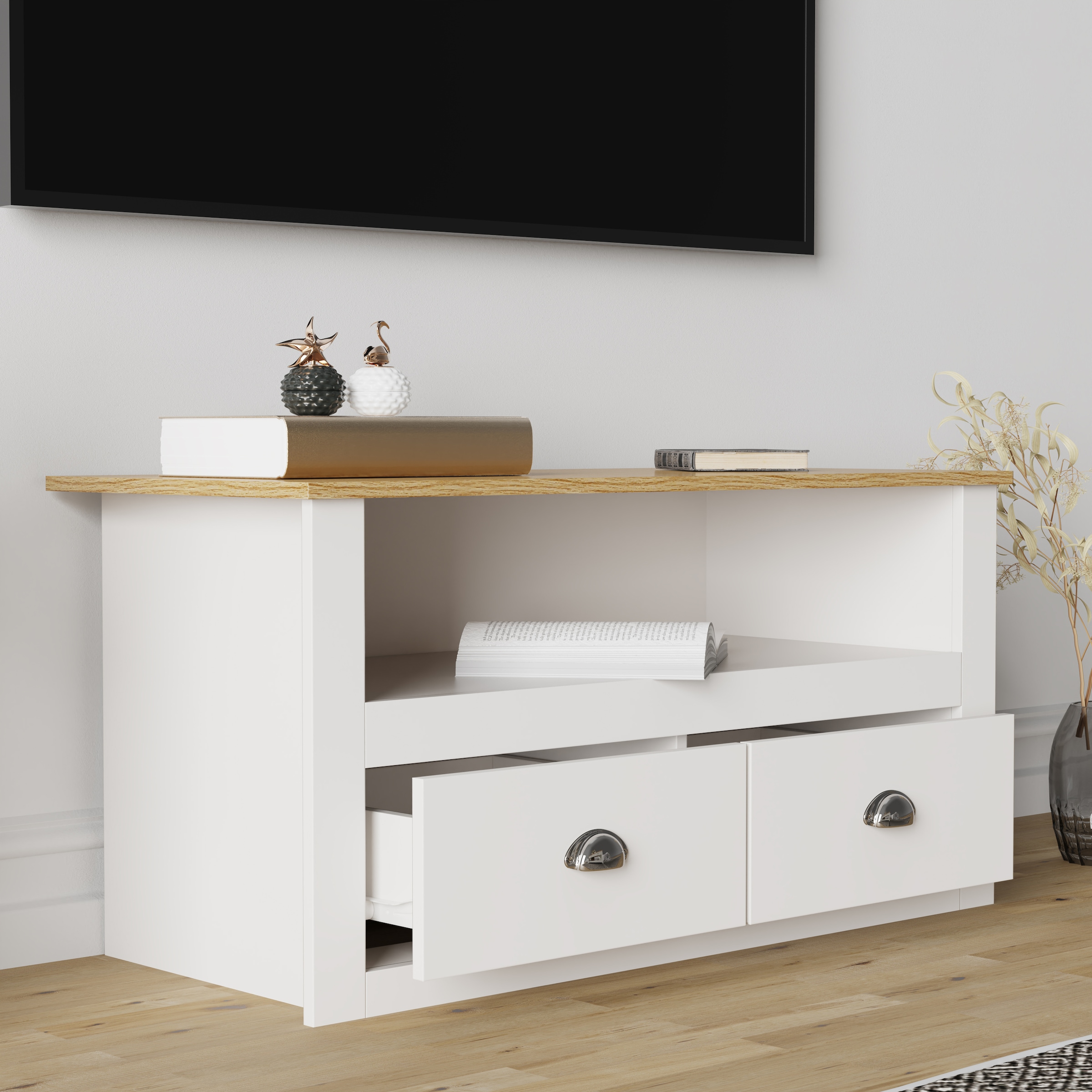 VCM Wohnzimmertisch »Holz TV Lowboard Möbel Fernsehschrank Balusa«