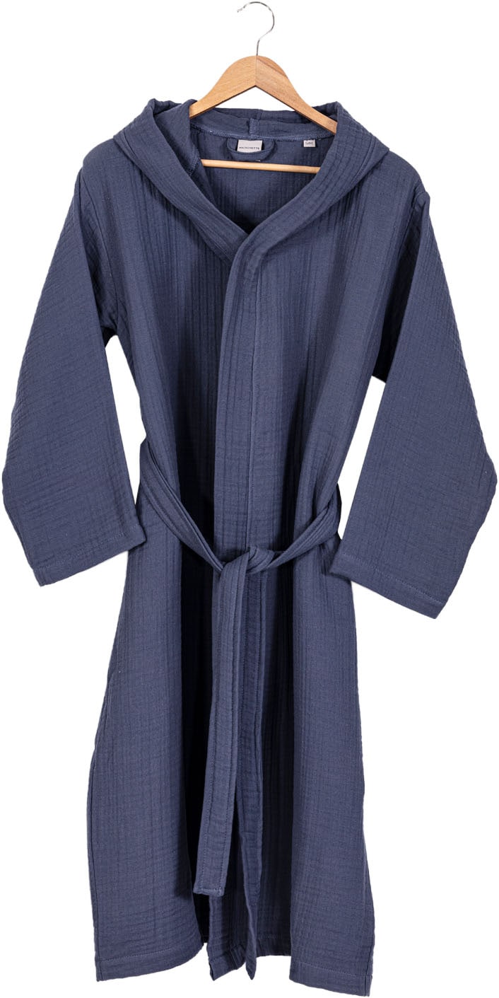 Egeria Morgenmantel "Balance mit Kapuze" 1 Stk. Musselinstoff günstig online kaufen