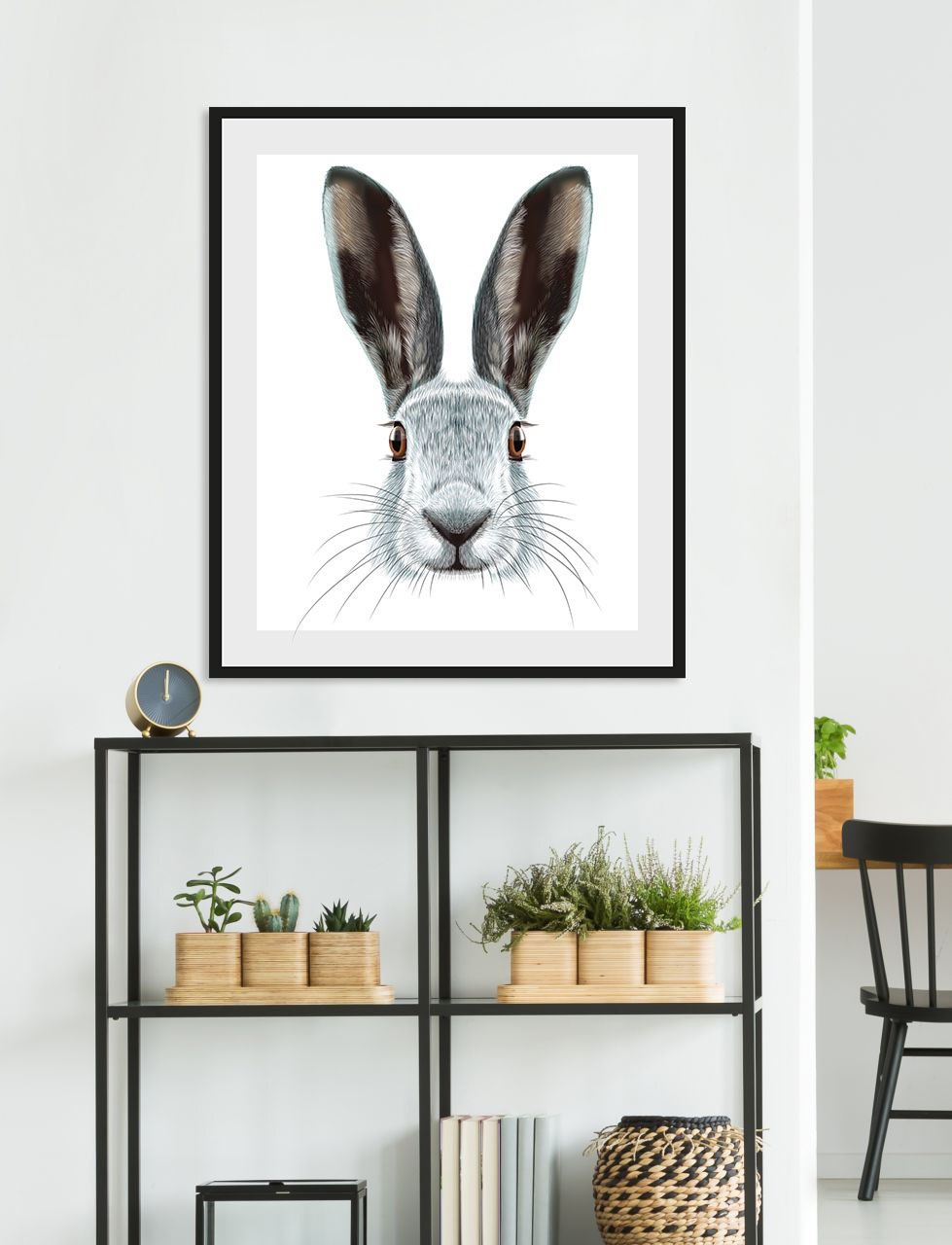 queence Paveikslas »Selma« Hase-Hasen-Schwarz-...