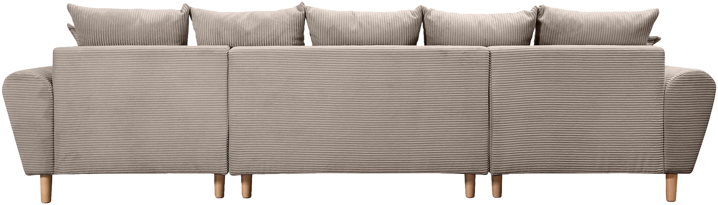 COLLECTION AB Wohnlandschaft »Raisa U-Form«, mit Federkern, Kissen und Steppung im Sitzbereich