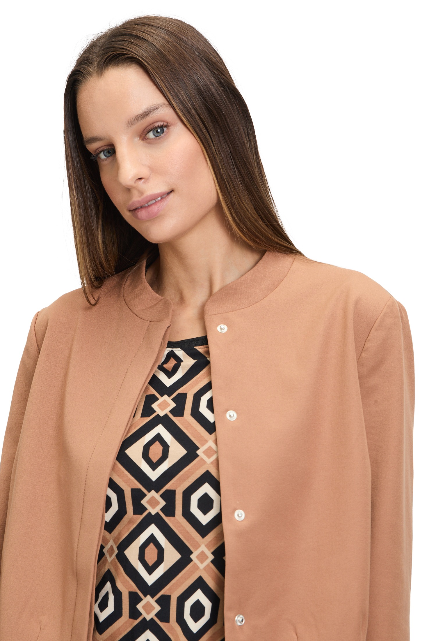 Betty Barclay Jackenblazer »Betty Barclay Damen Casual-Jacke langarm«, Material