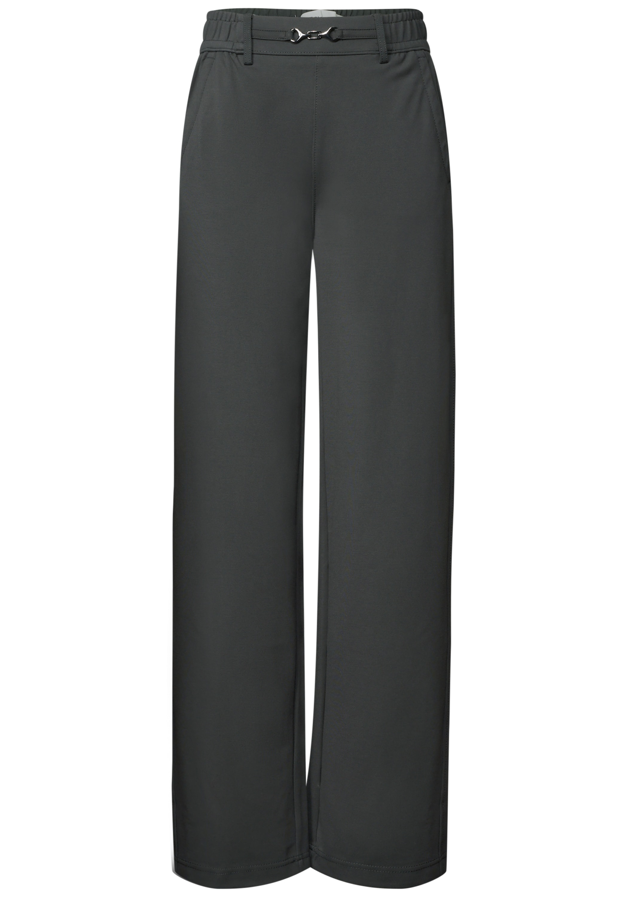 STREET ONE Stoffhose »Style Amalie«  mit Gummizug und Schnalle / Stretch