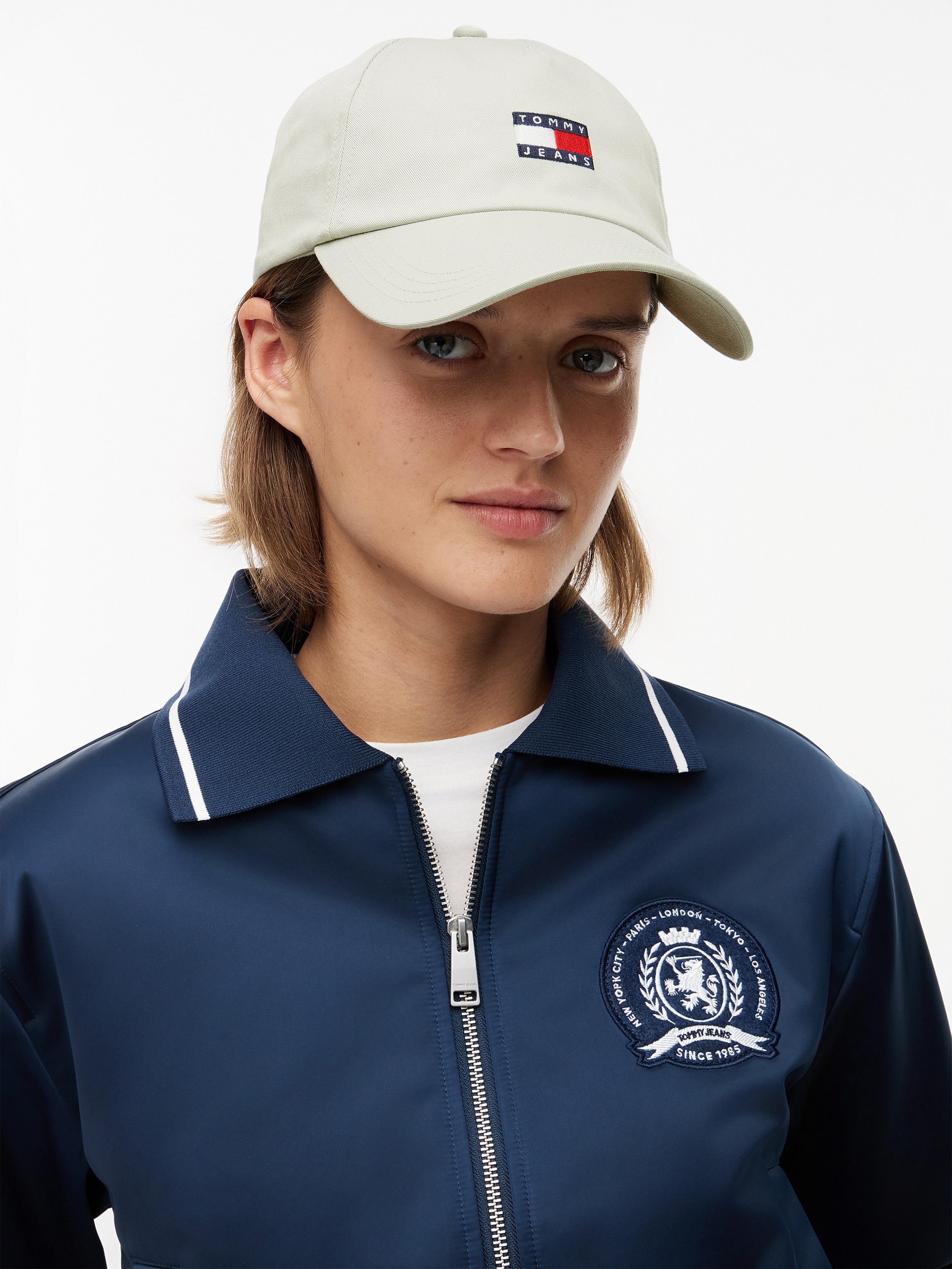 Tommy Jeans Baseball Cap »TJW HERITAGE CORE 5 PANEL CAP« Logoprägung, Klemmverschluss UNISEX