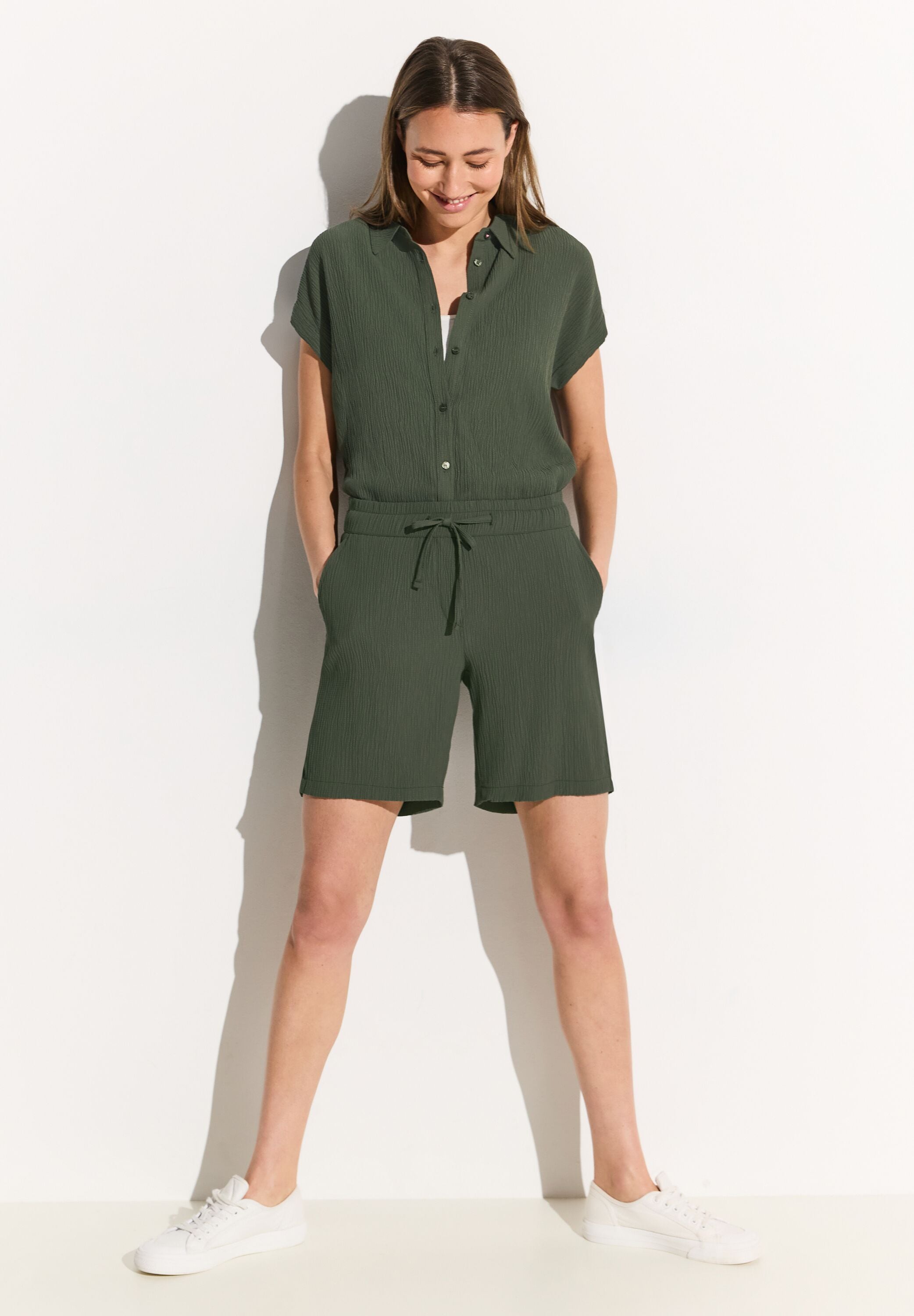 Cecil Shorts, softer Materialmix