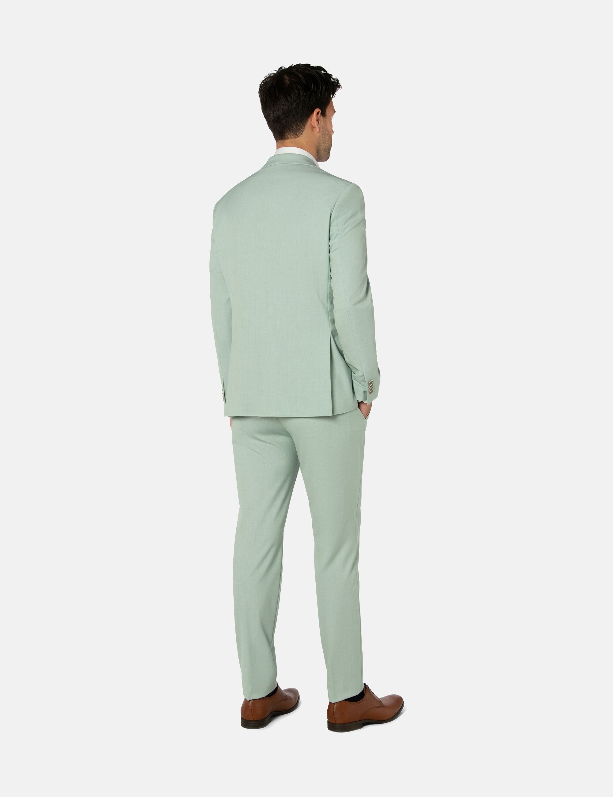 Thomas Goodwin Anzug »3024-90«, (2 tlg.), slim fit, mit modischen Accessoires