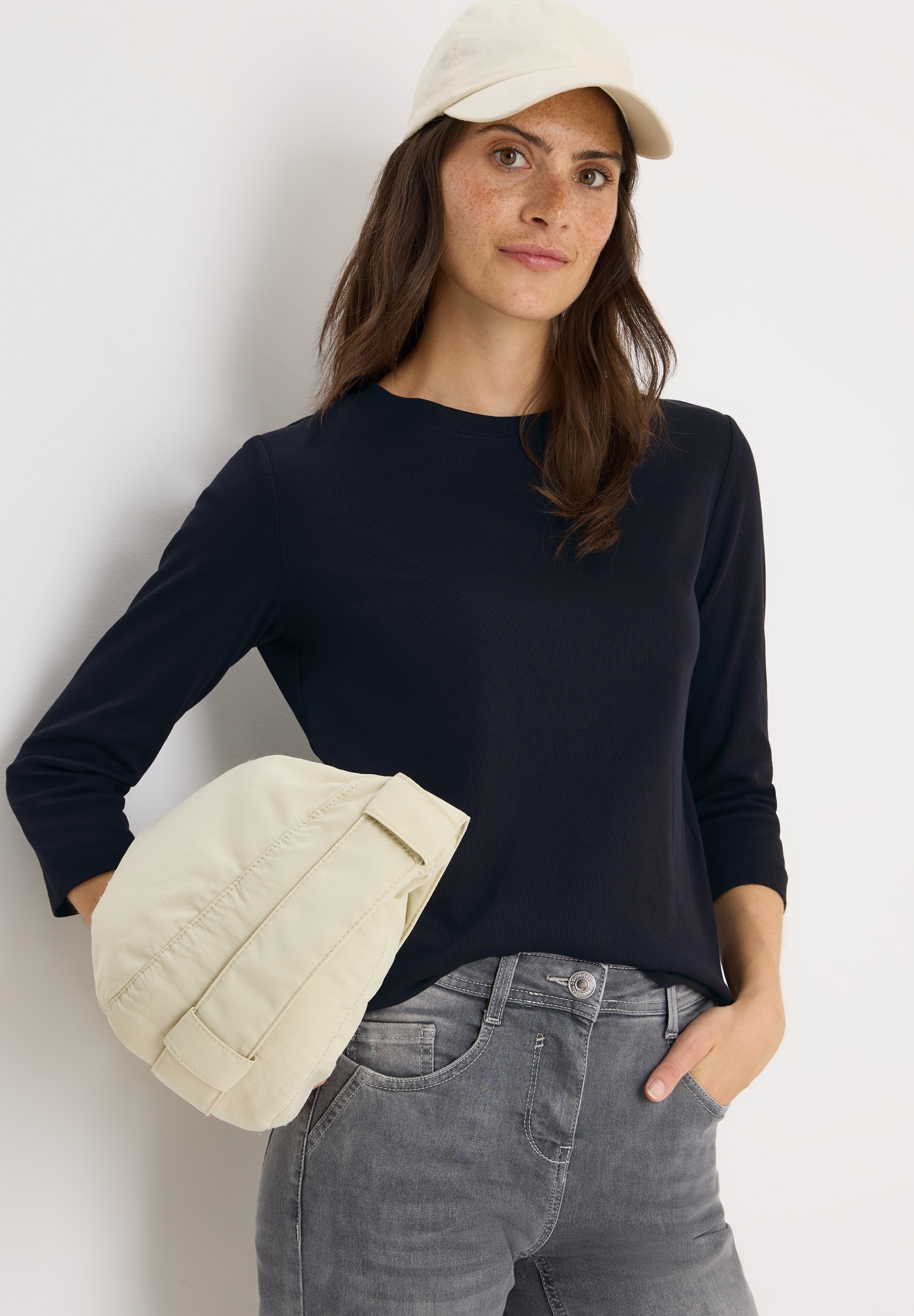 Cecil 3/4-Arm-Shirt, mit 3/4-Ärmel günstig online kaufen