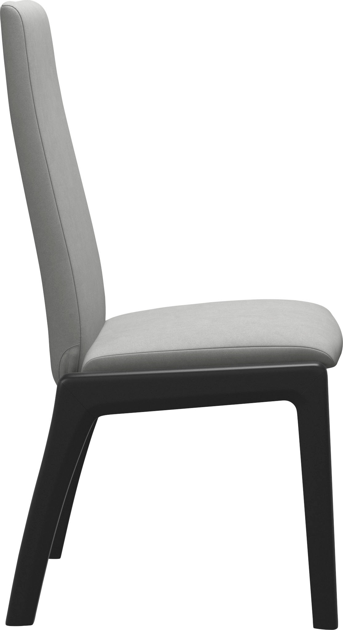 Stressless® Polsterstuhl »Laurel«, Microfaser DINAMICA, Low Back, Größe L, mit abgerundeten Beinen in Schwarz