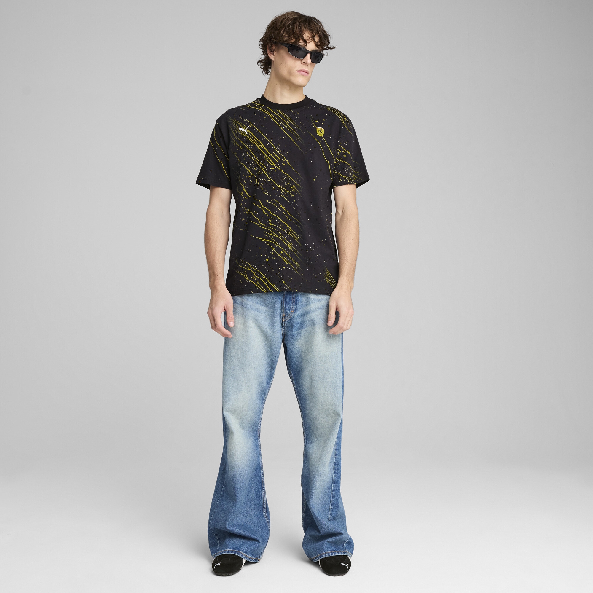PUMA T-Shirt »Scuderia Ferrari HP Race Color Splash T-Shirt mit Allover-Print«