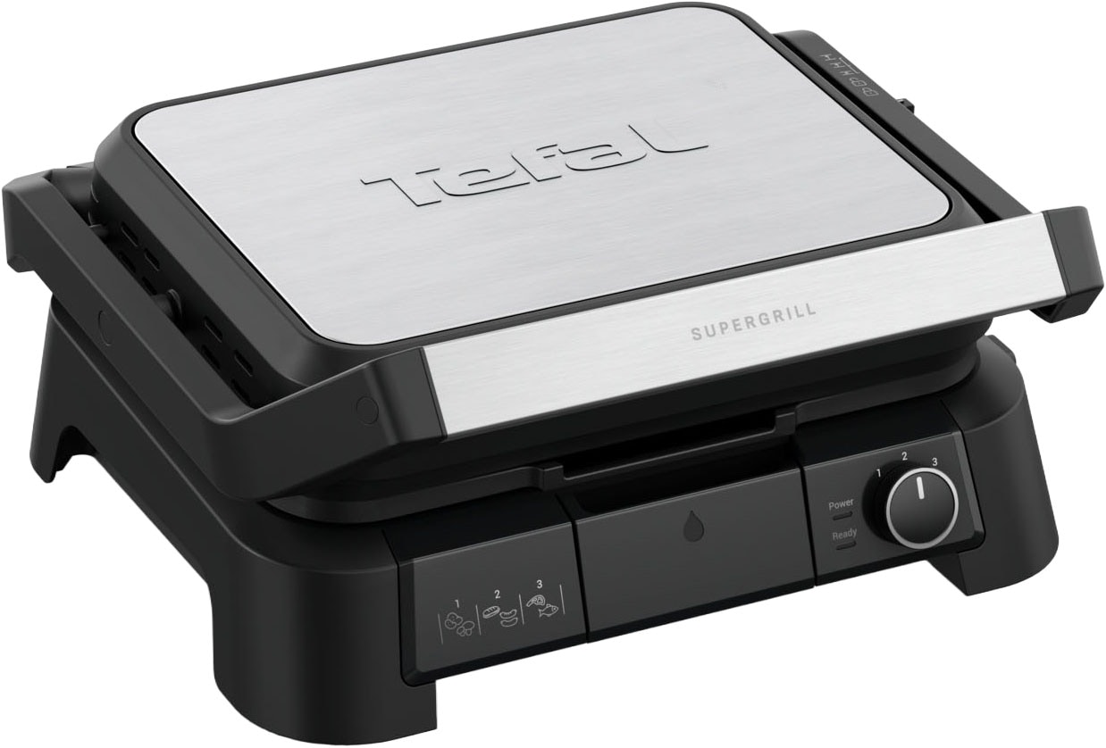 Tefal Kontaktgrill "SuperGrill 3in1, Kontaktgrill, Barbeque-, Ofenposition, günstig online kaufen