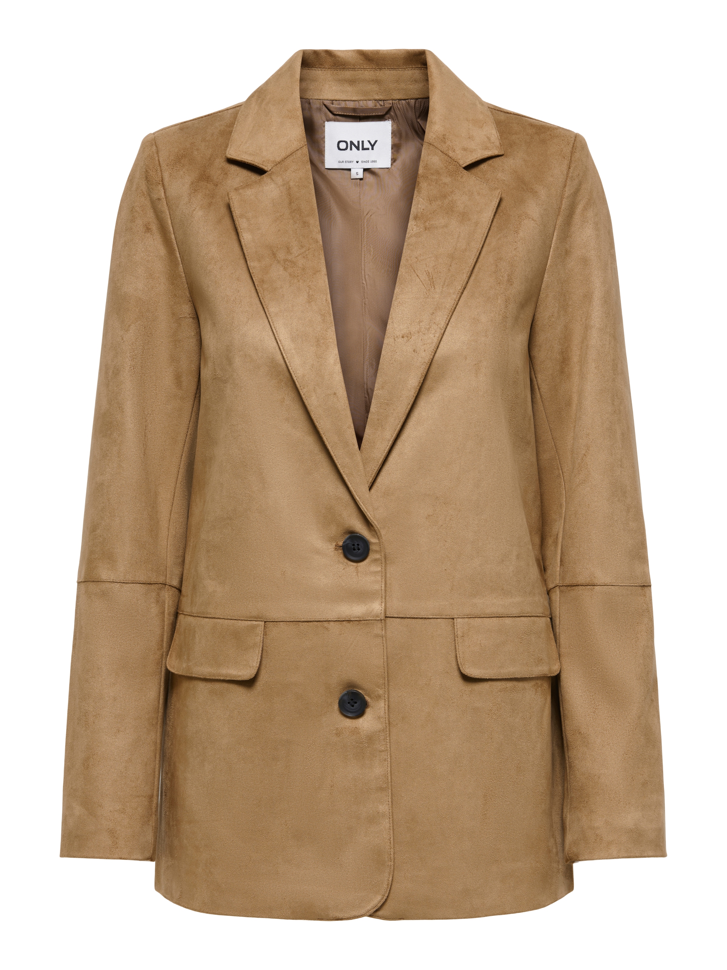 ONLY Lederimitatjacke "ONLTULIP FAUX SUEDE BLAZER CC OTW" aus Wildlederimit günstig online kaufen
