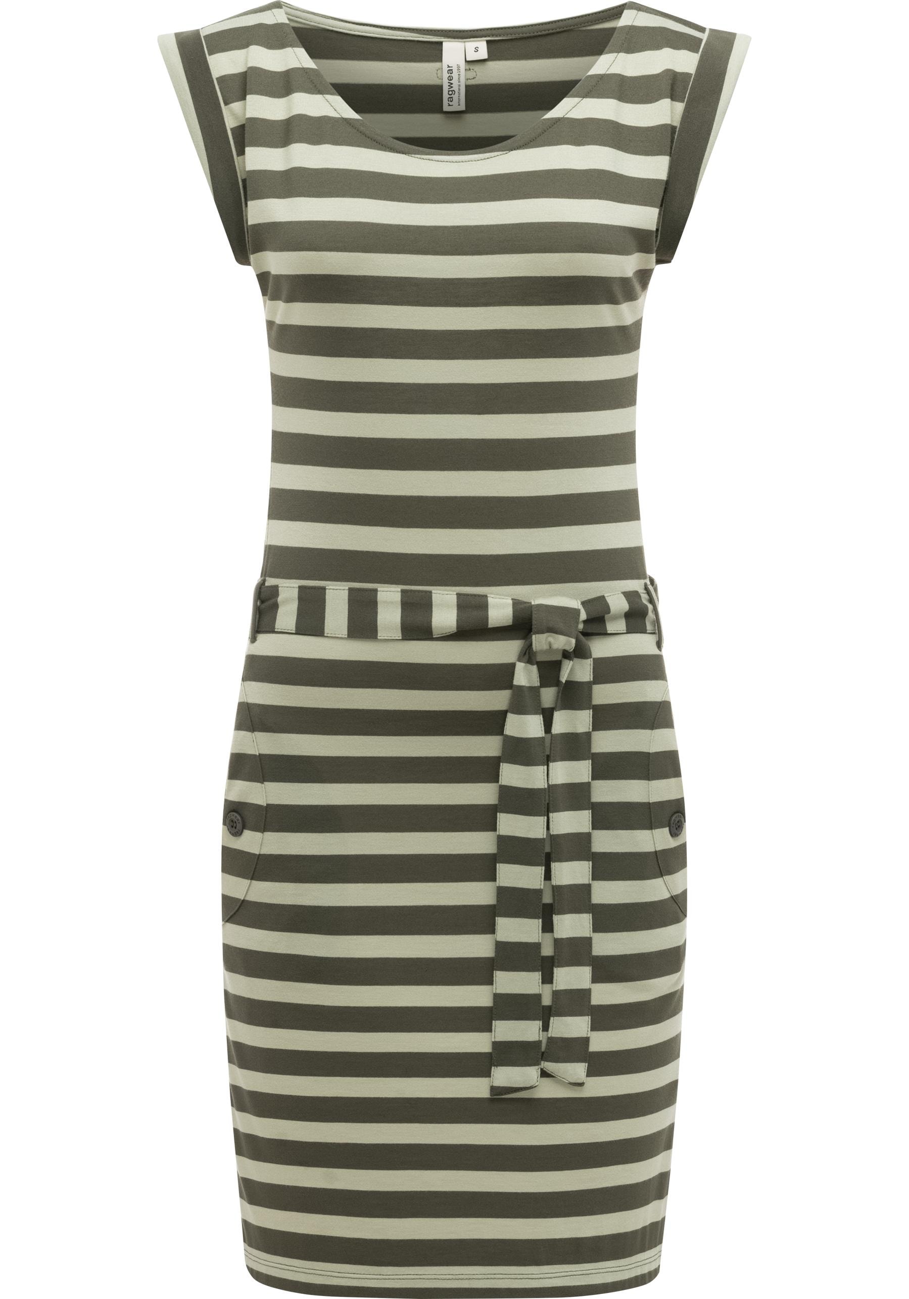 Ragwear Sommerkleid "Tagg Stripes" Eingrifftaschen gestreiftes Damen Minikl günstig online kaufen