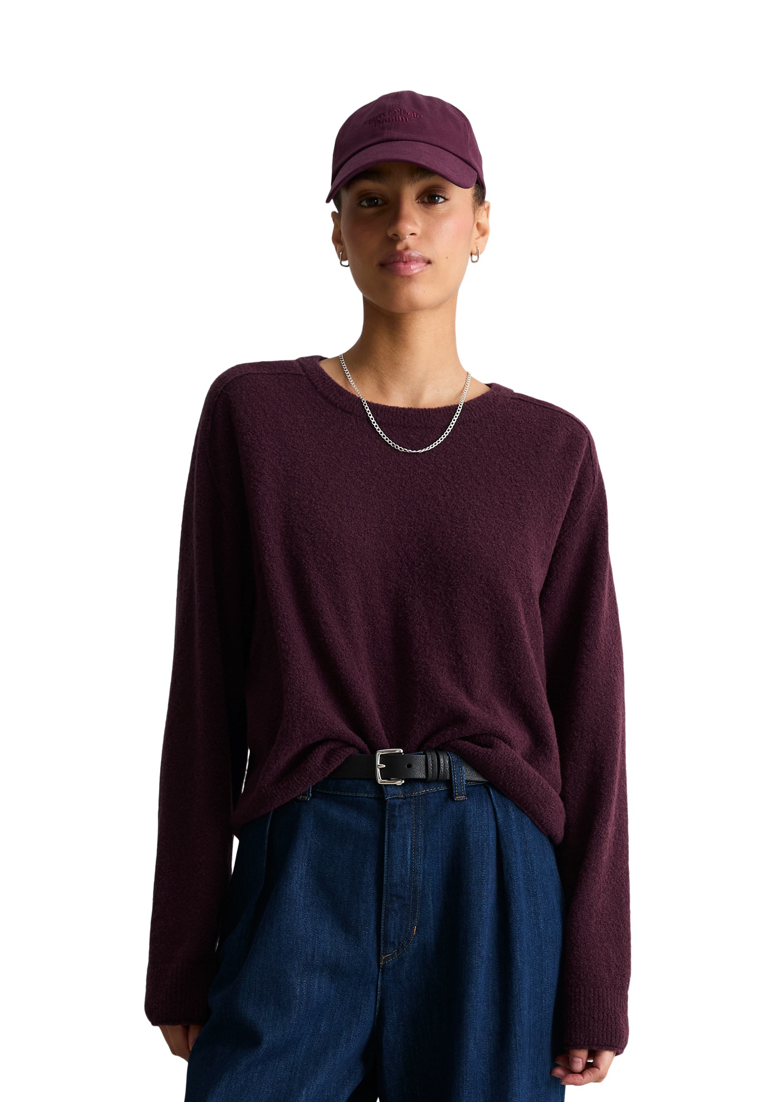 Marc OPolo DENIM Strickpullover "aus Bouclé-Garn"