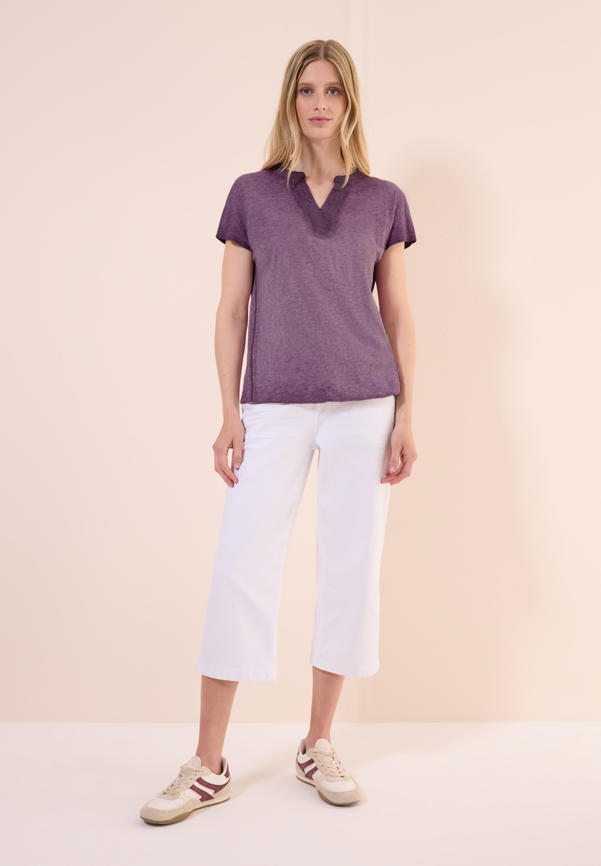 Cecil V-Shirt, aus reiner Baumwolle
