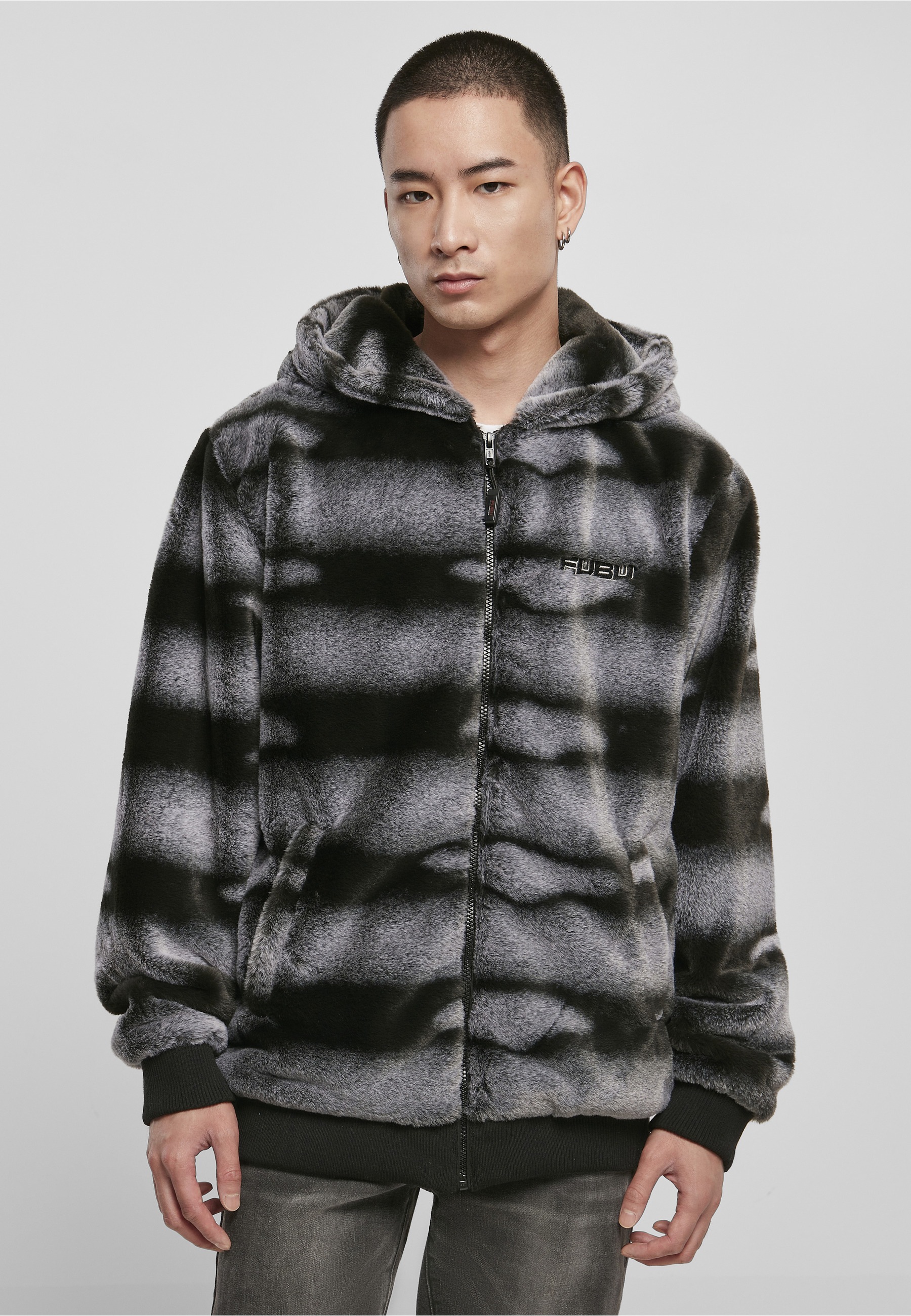 Fubu Funktionsmantel »Fubu Herren FM224-041-1 Corporate Fur Jacket«