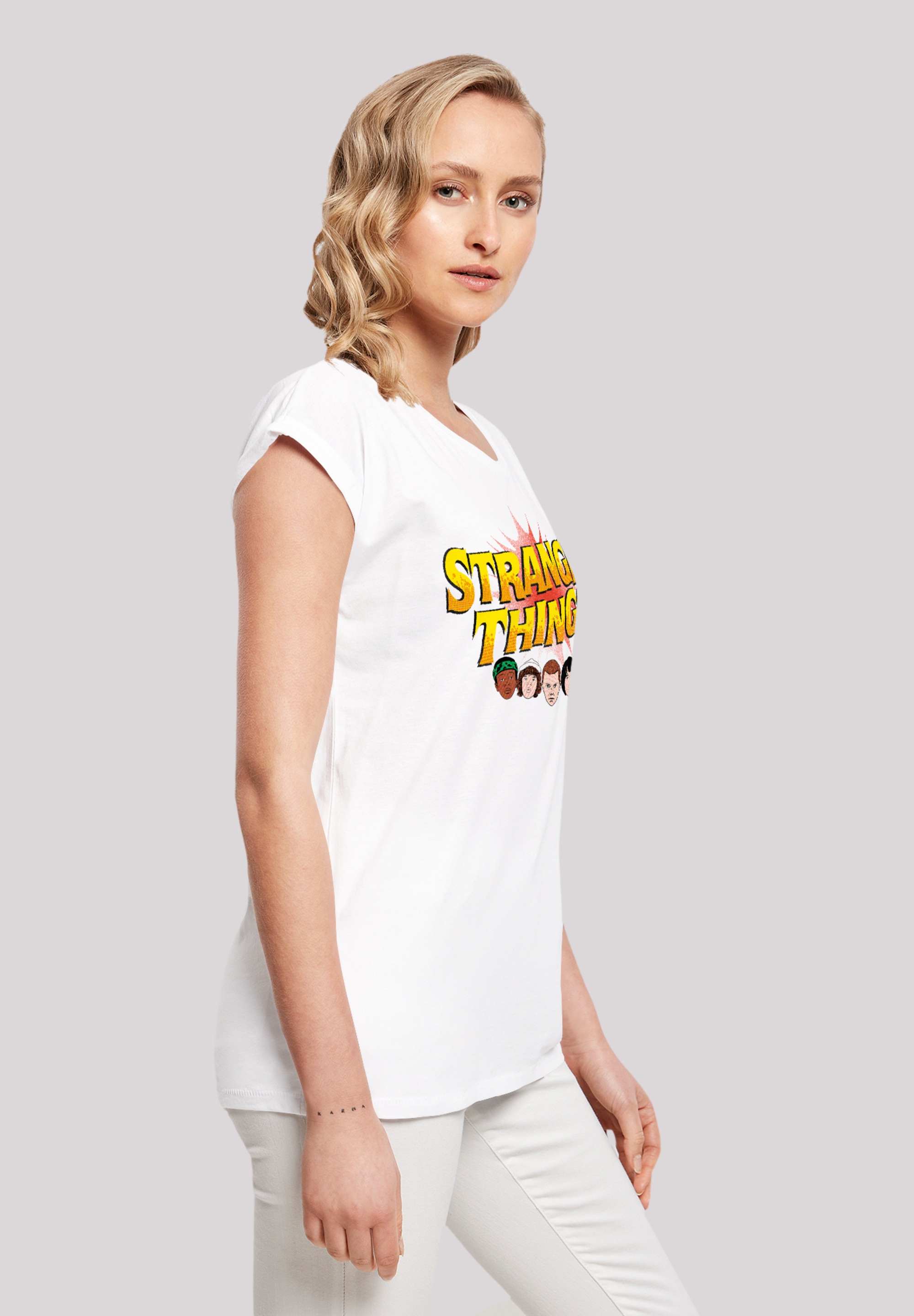 F4NT4STIC T-Shirt »Stranger Things Comic Heads«, Premium Qualität