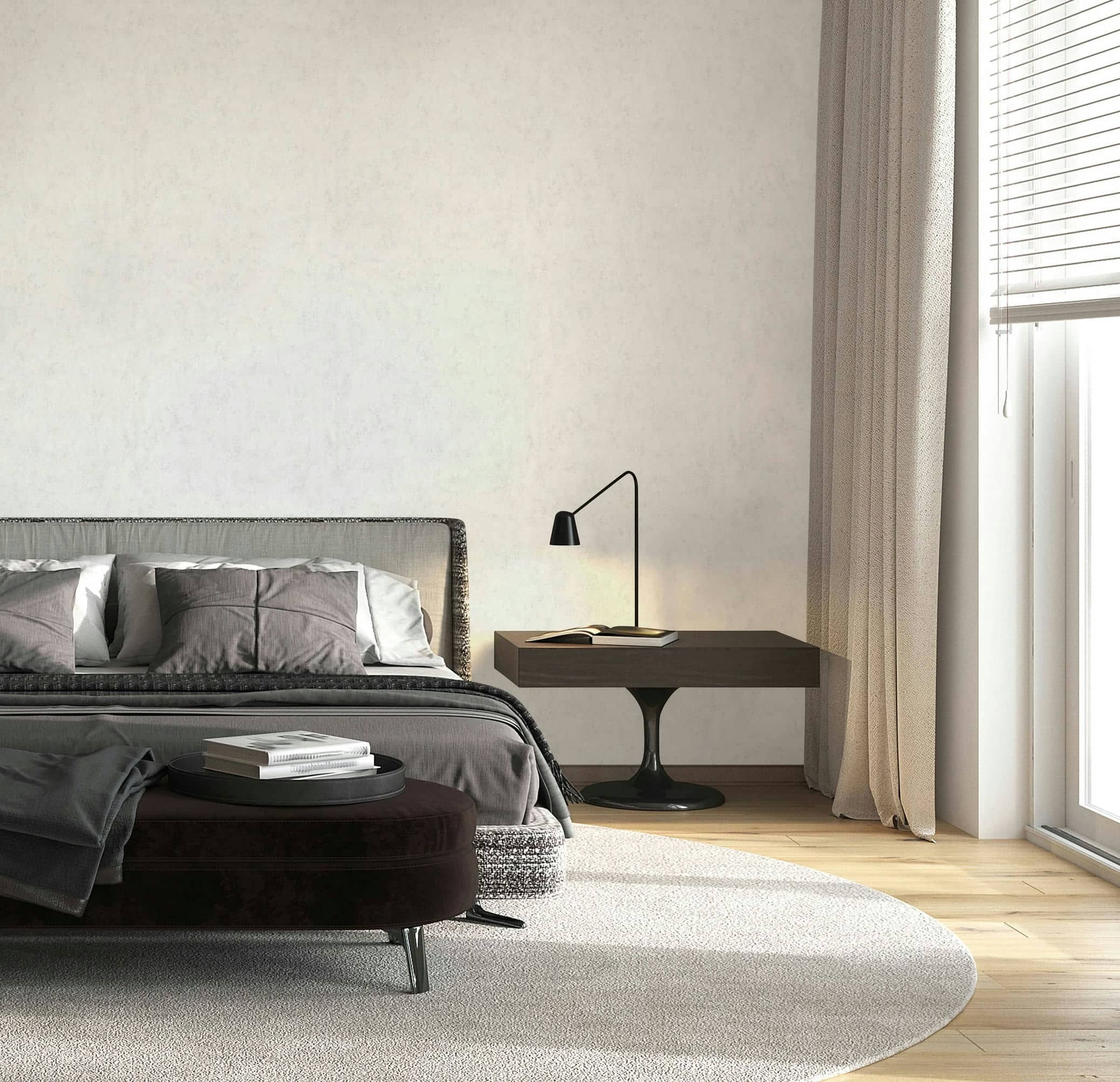 Marburg Vliestapete »GZSZ Tapete 34825« unifarben mit Farbeinsatz glatt moderne Tapete für Wohnzimmer Schlafzimmer Küche