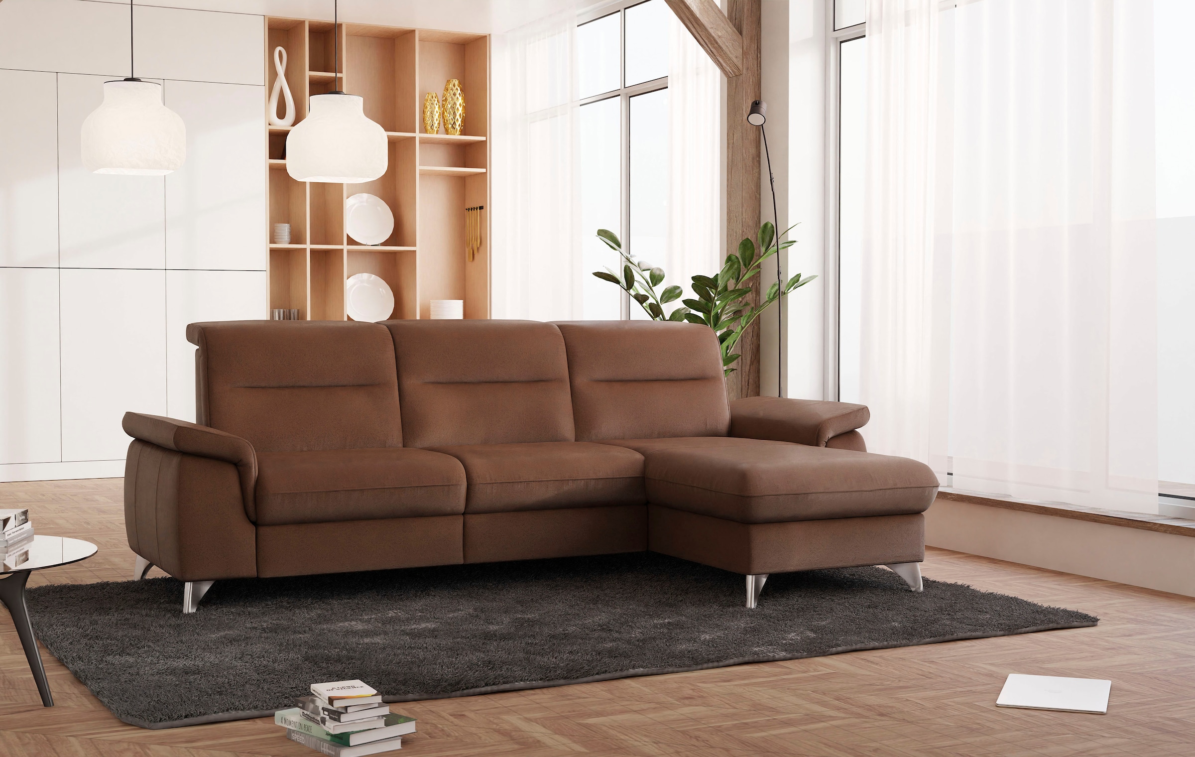 sit&more Ecksofa "Astoria L-Form", wahlweise mit motorischer Relaxfunktion günstig online kaufen