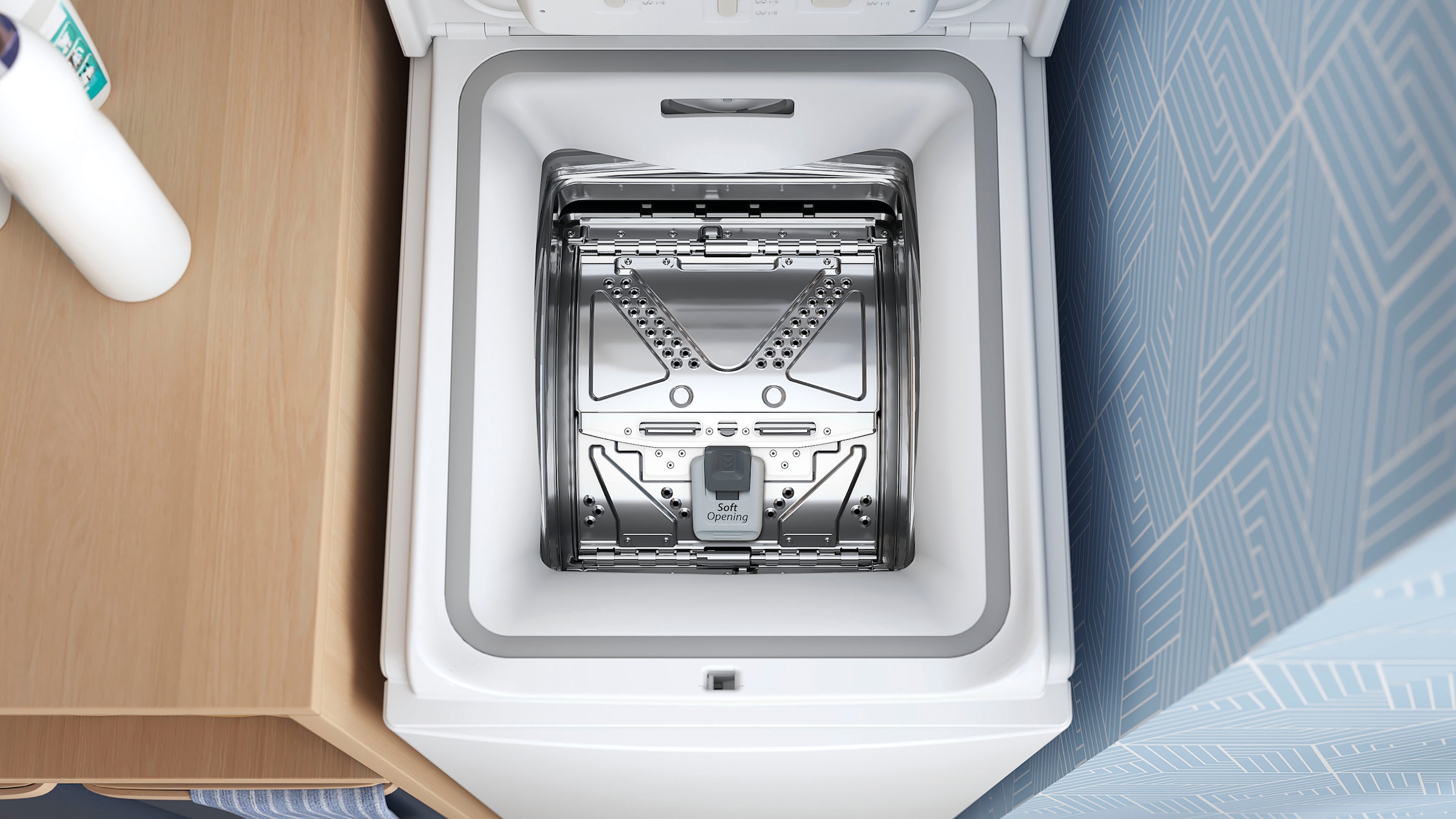 Privileg Waschmaschine Toplader »PWT B626S«, 6 kg, 1200 U/min, Water Balance Plus
