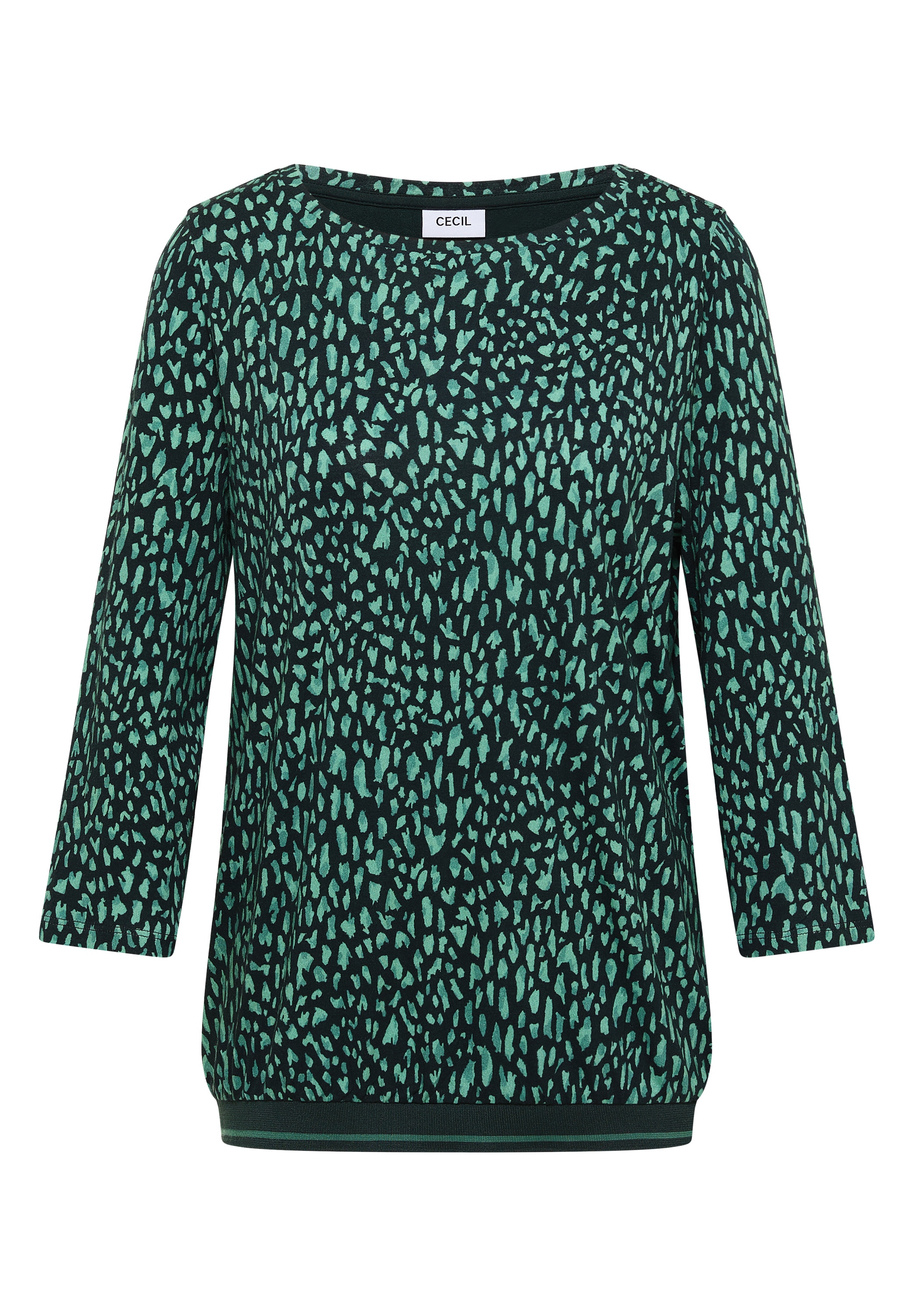 Cecil Langarmshirt, aus Baumwolle mit Stretchante