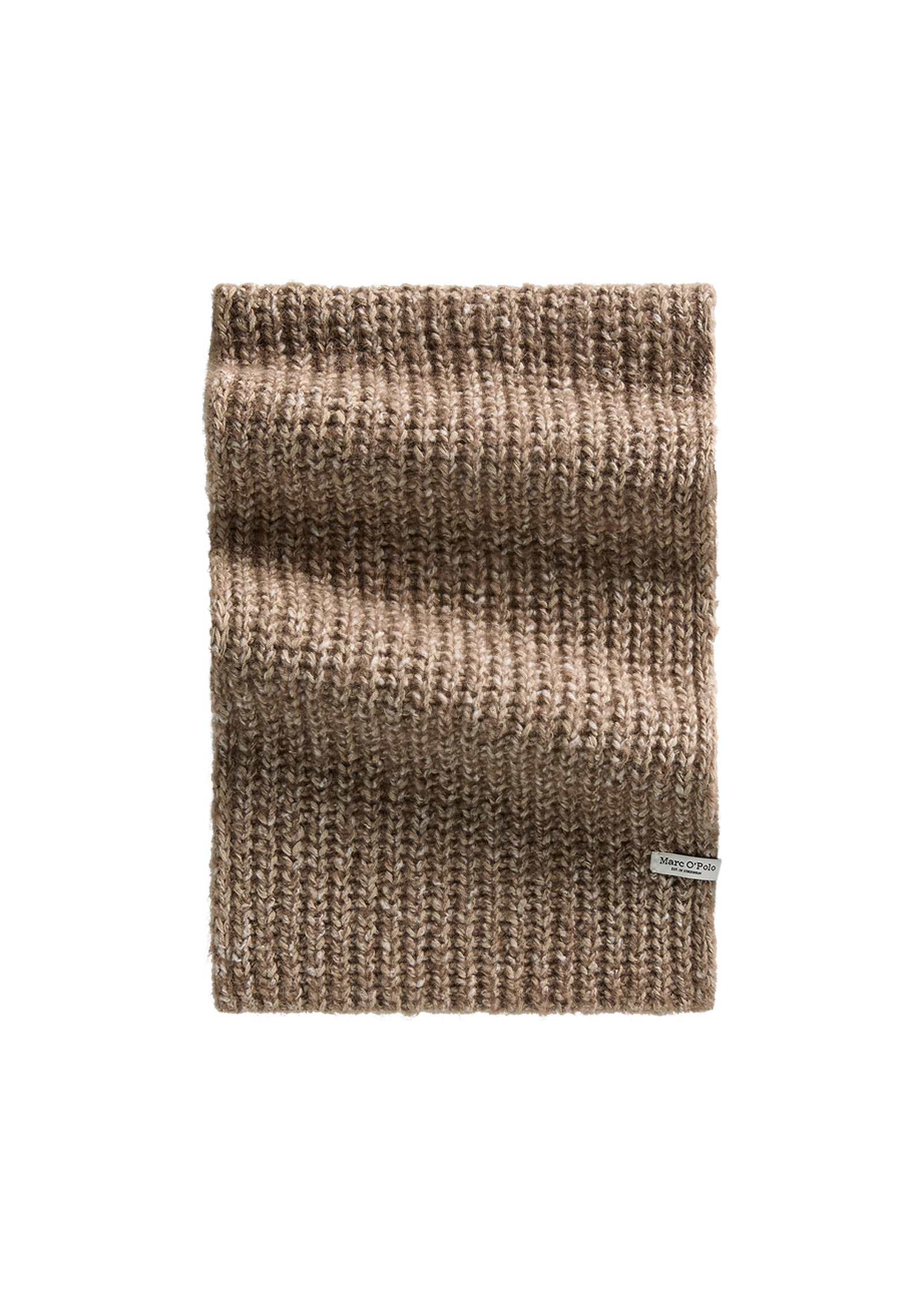 Marc O'polo Damen Marrone Strickschal "Aus Bio-Baumwoll-Mix Mit Alpakawolle", Beige (Light Braun), Obermaterial: 49% Baumwolle, 24% Polyamid, 22% Alpaka, - Image 6