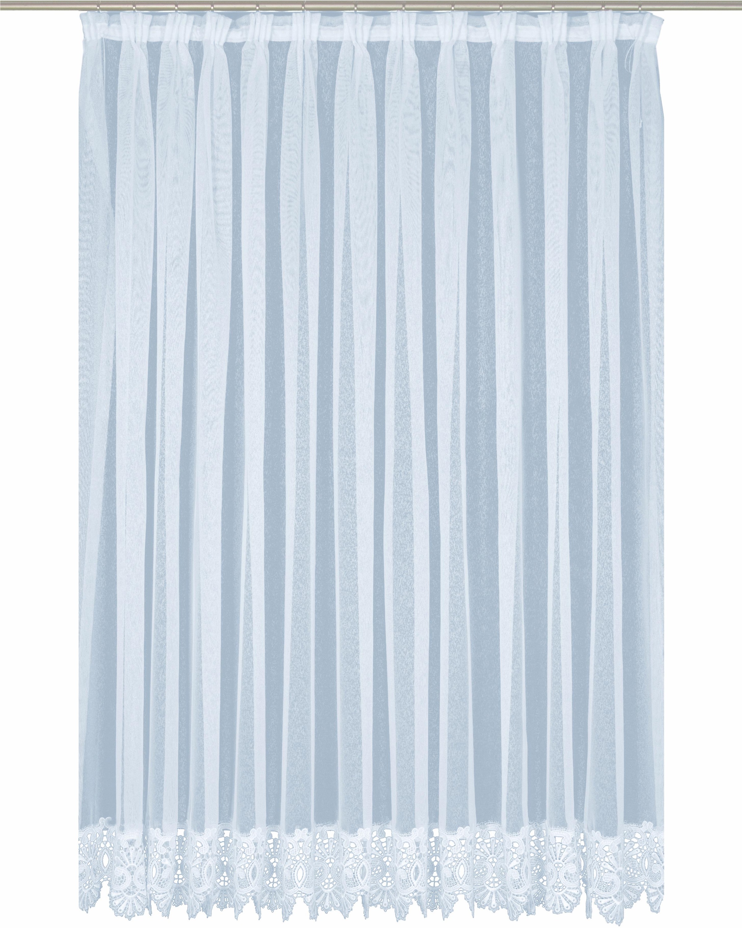 Wirth Gardine "Elvira" Faltenband 1 Stk. tlg. gerader Store günstig online kaufen