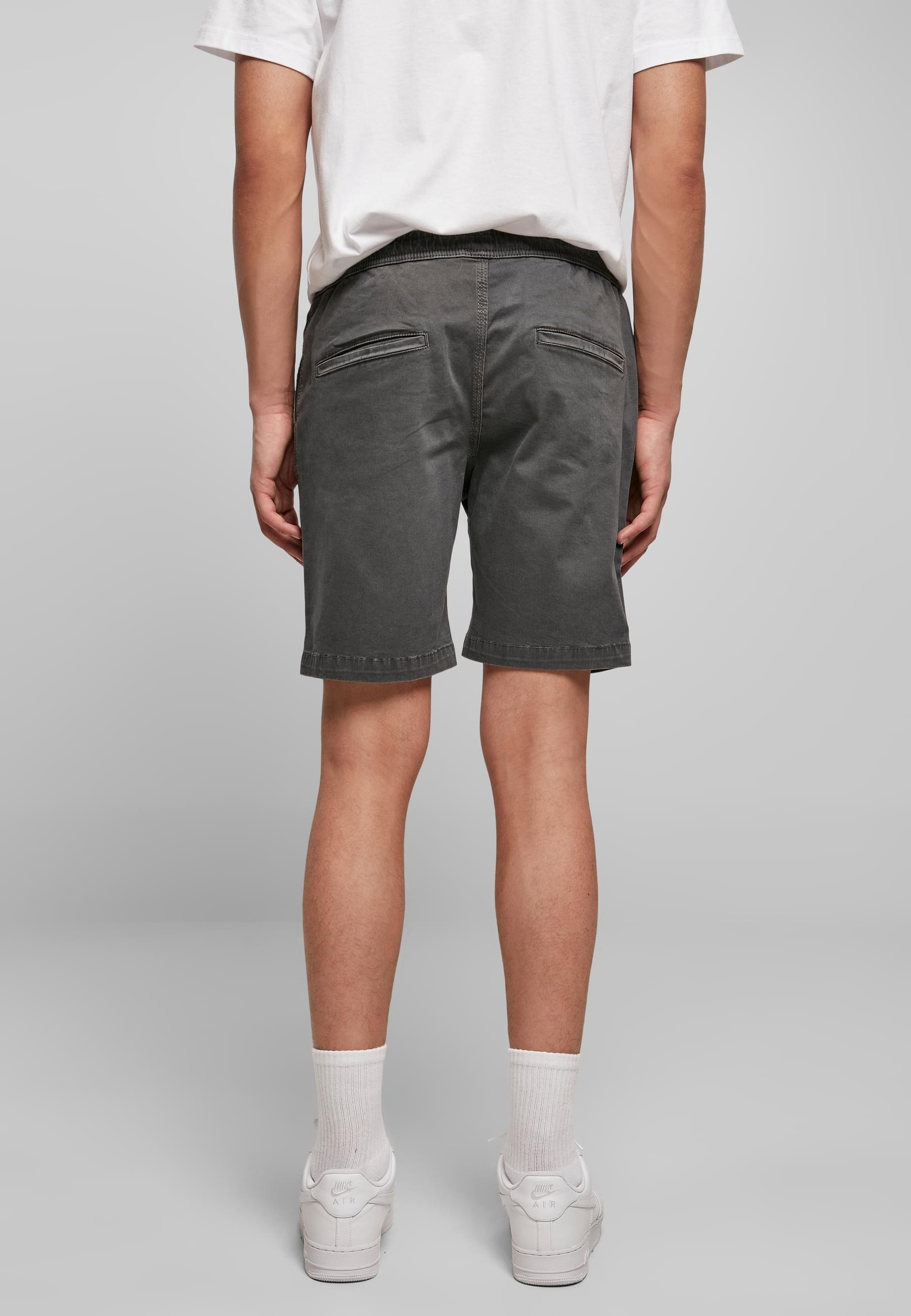 URBAN CLASSICS Stoffhose »Urban Classics Herren Stretch Twill Joggshorts«, (1 tlg.)