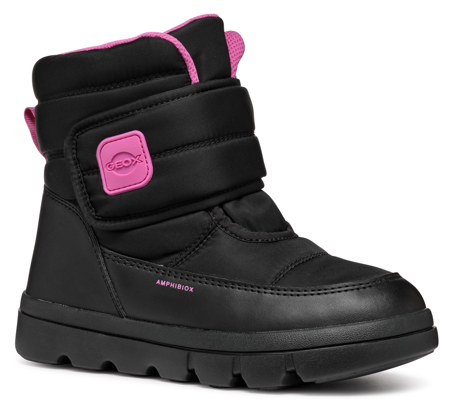 Winterboots »J WILLABOOM GIRL B A«, Klettstiefel, Babystiefel Snowboots mit Plateausohle