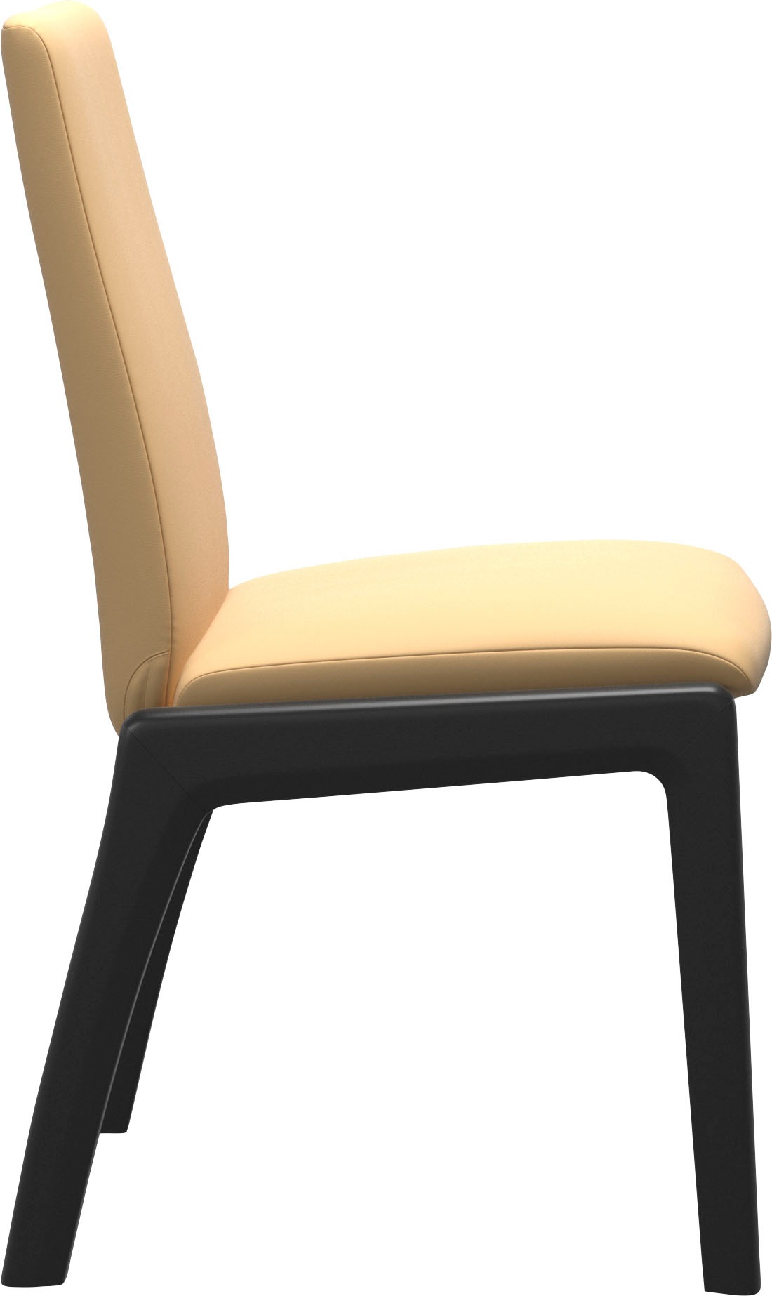 Stressless® Polsterstuhl »Laurel«, Leder BATICK, Low Back, Größe M, mit abgerundeten Beinen in Schwarz