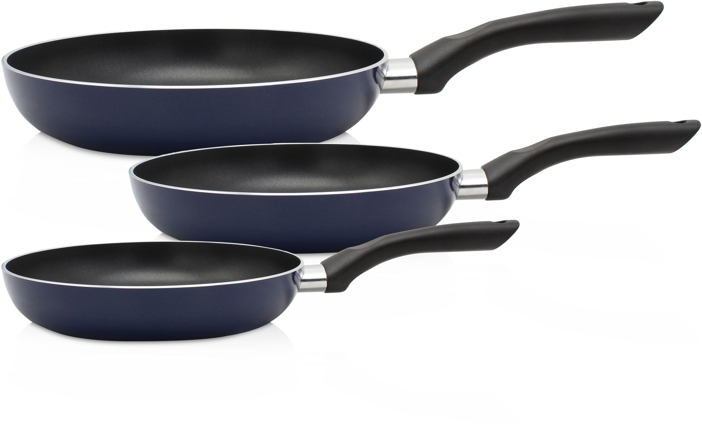 Krüger Pfannen-Set "Troja" Aluminium Set, 3 Stk. tlg. Ø 20/24/28 cm, Indukt günstig online kaufen