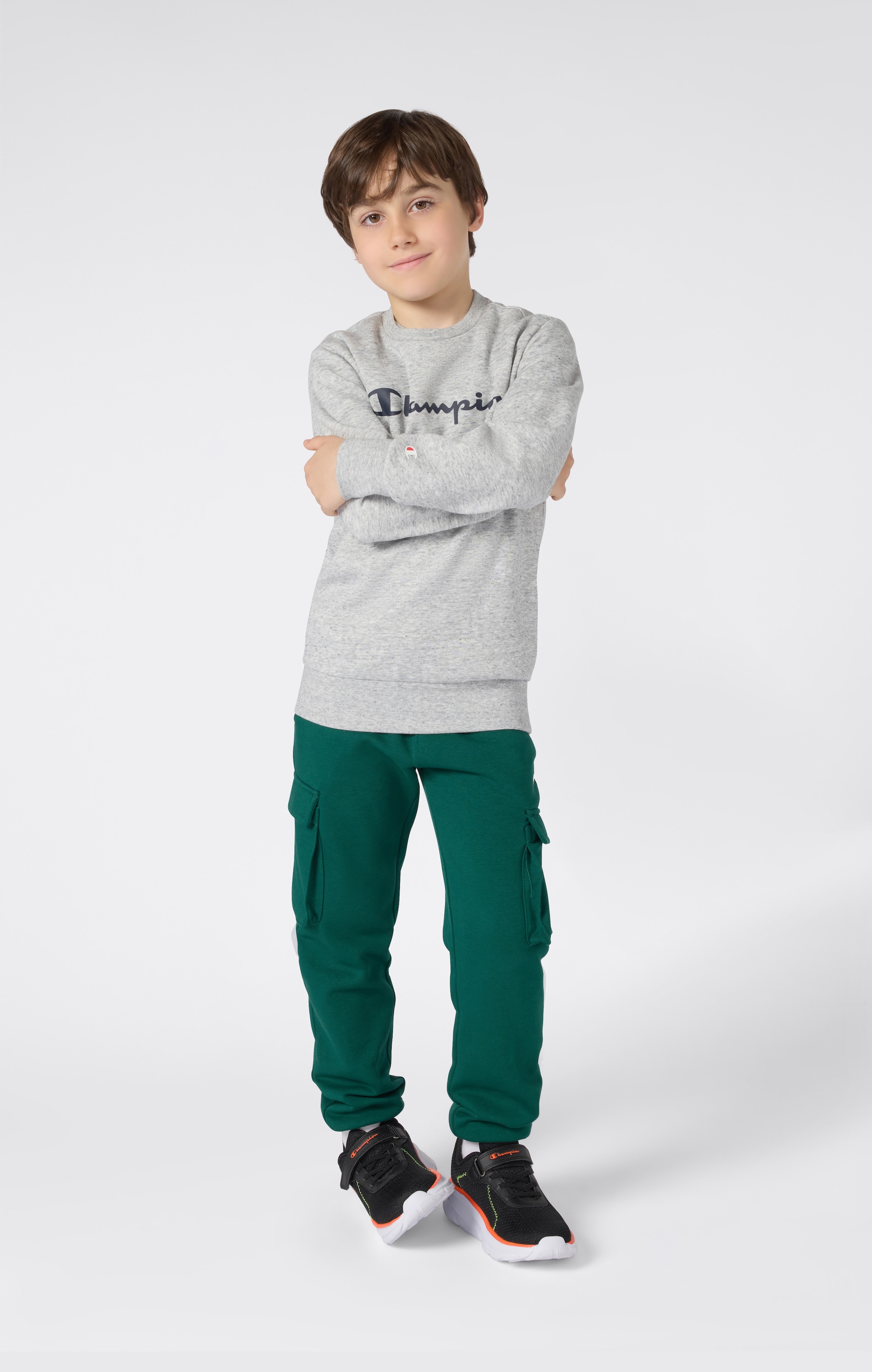 Champion Sweatshirt »SPORTWEAR CREWNECK Standard Fit«, 1 tlg. für Kinder, sportlicher Stil, Rundhalsausschnitt, ohne Verschluss
