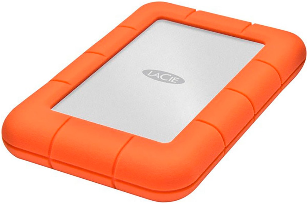 LACIE externe HDD-Festplatte "Rugged Mini 3.0", 5 TB, orange, Festplatten