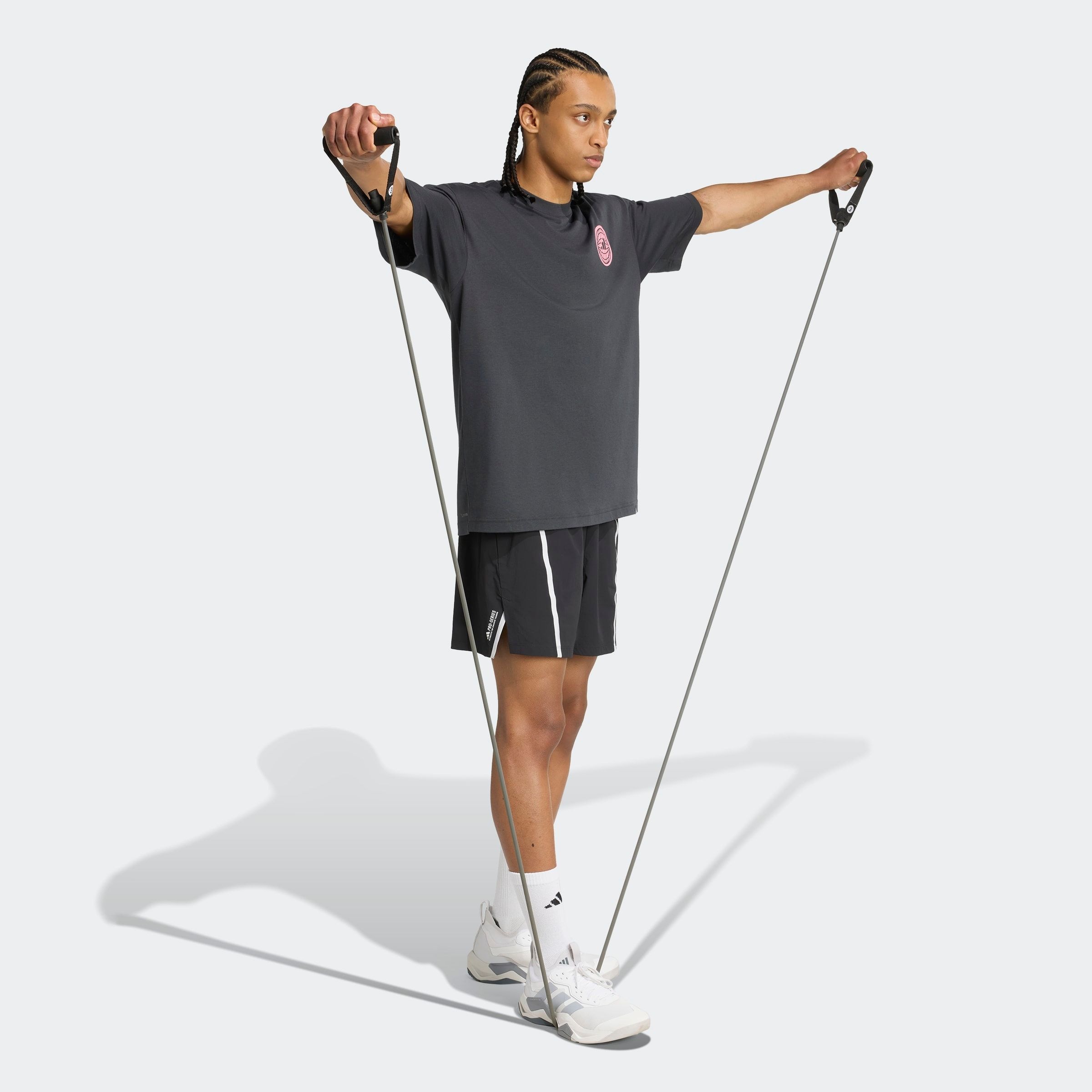 adidas Performance T-Shirt »GFX TEE GLOB Q3«