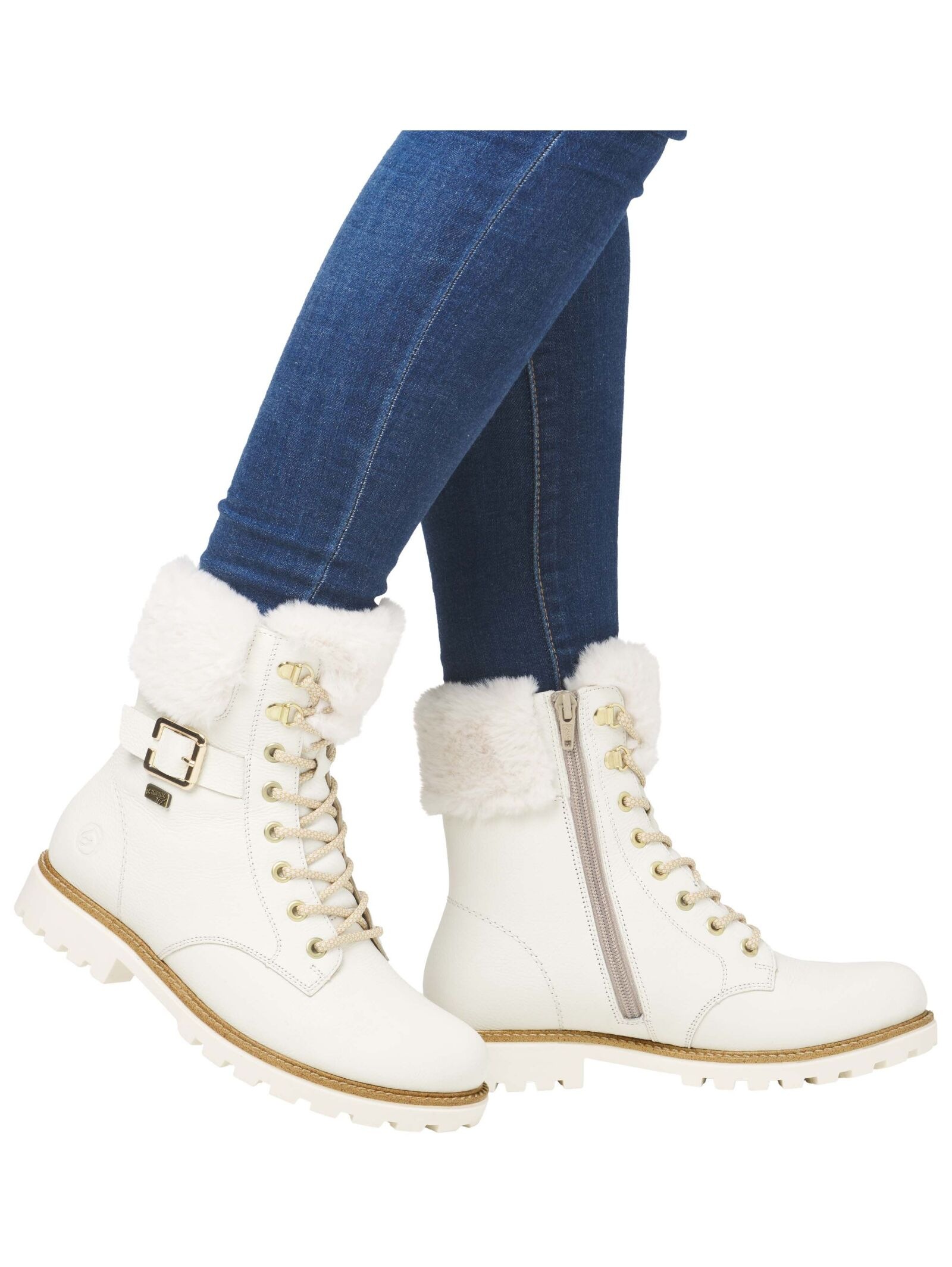 Thumbnail - Remonte Schnürstiefelette "Remonte Stiefelette Leder/Fell"