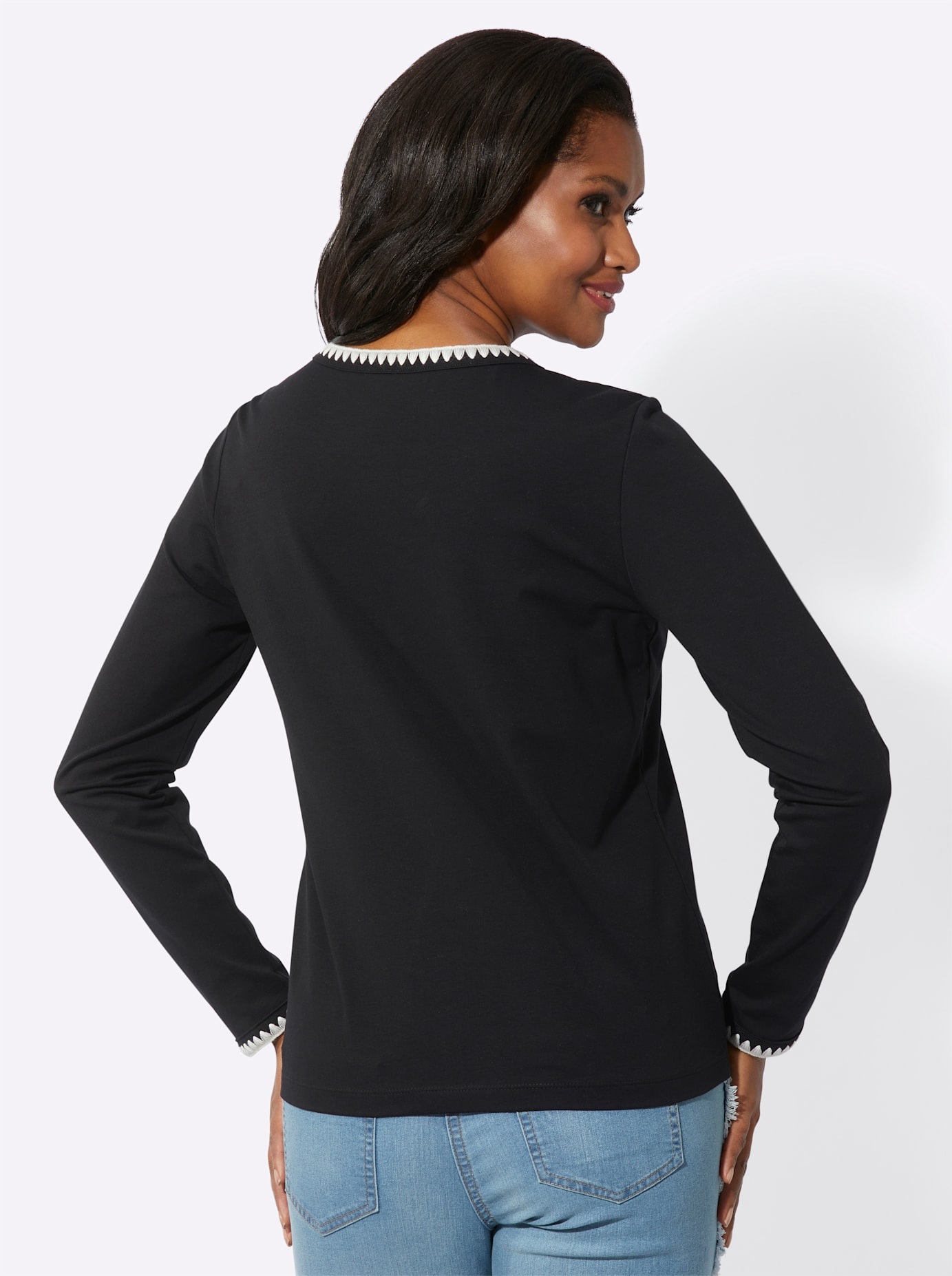 Inspirationen Langarmshirt "Langarm-Shirt", (1 tlg.) günstig online kaufen