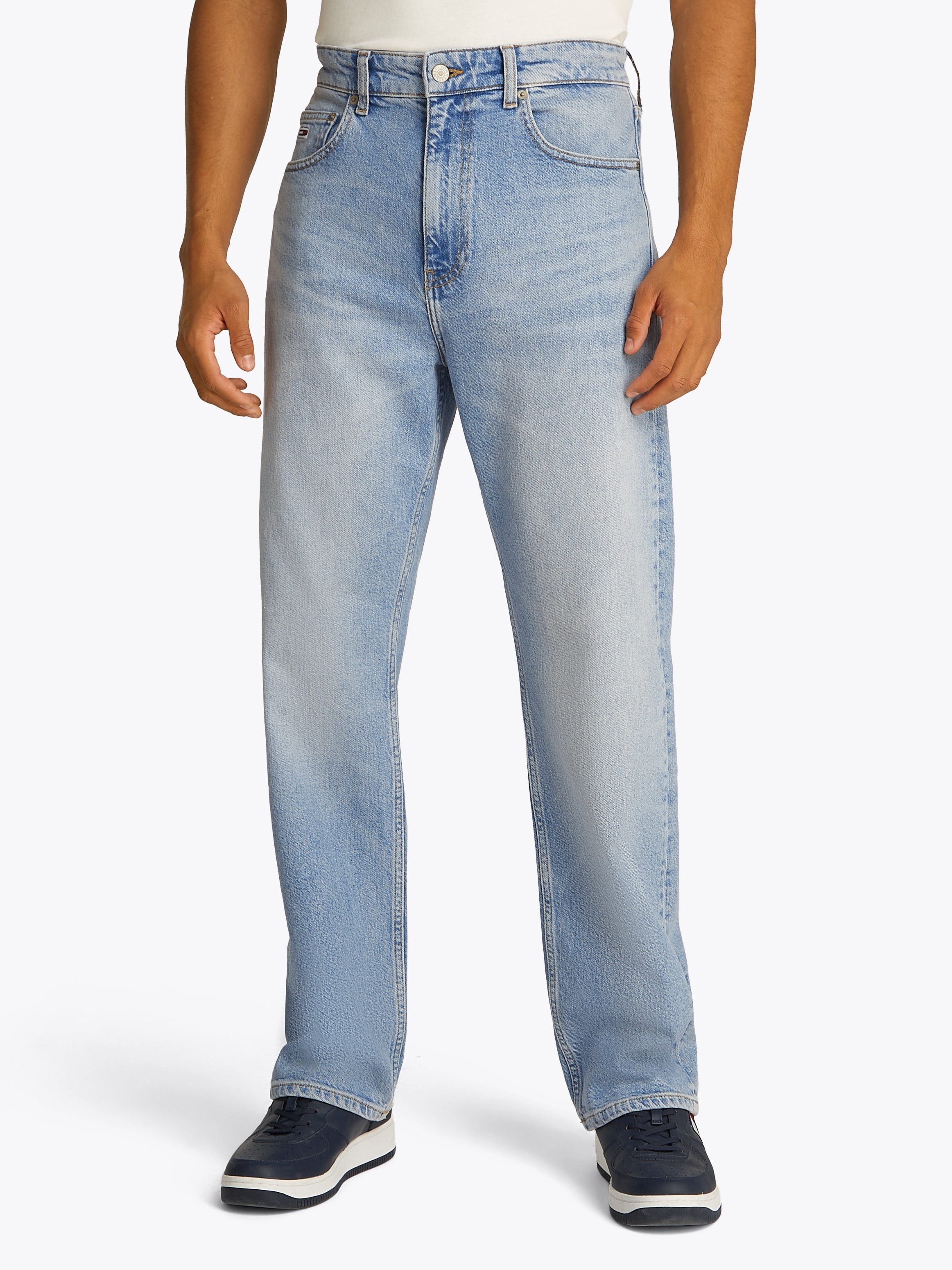 Tommy Jeans Regular-fit-Jeans "Otis Regular Straight", Mit Gürtelschlaufen günstig online kaufen