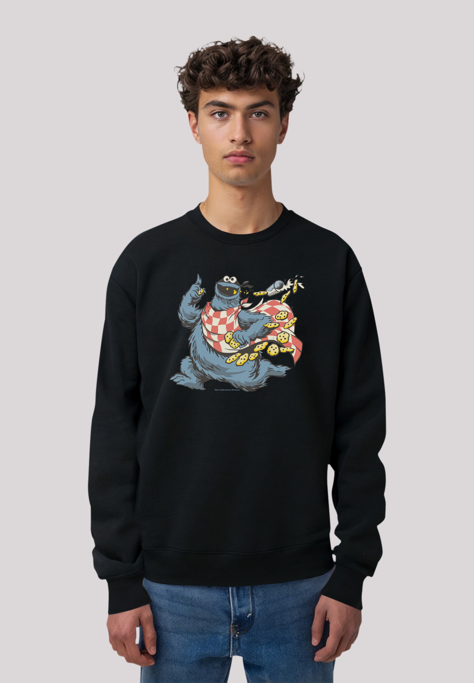 F4NT4STIC Sweatshirt "Sesamstraße Cookie Monster Thief", Premium Qualität günstig online kaufen