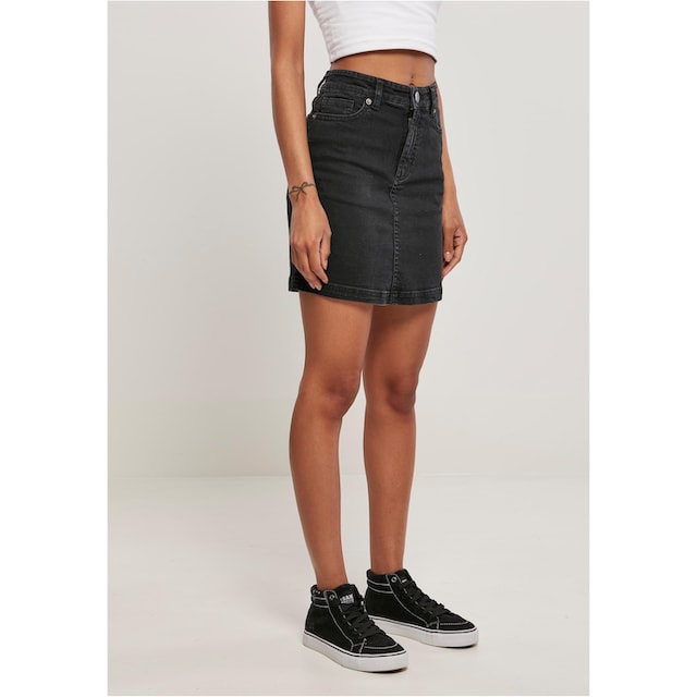 URBAN CLASSICS Jerseyrock »Damen Ladies Organic Stretch Denim Mini Skirt«, (1  tlg.) für bestellen | BAUR