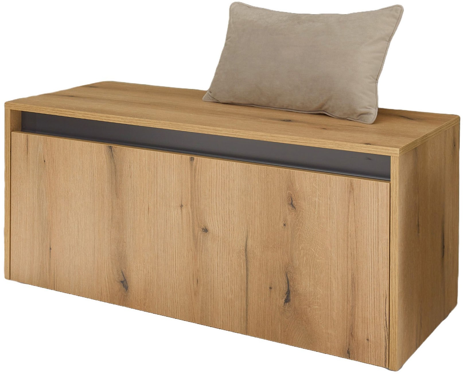 INOSIGN Schuhbank »GiRON/CiTY, Garderobenbank mit Klappe, Sitzbank in vier Farben«, viel Stauraum, Platz für ca. 8 Paar Schuhe, 100 cm breit