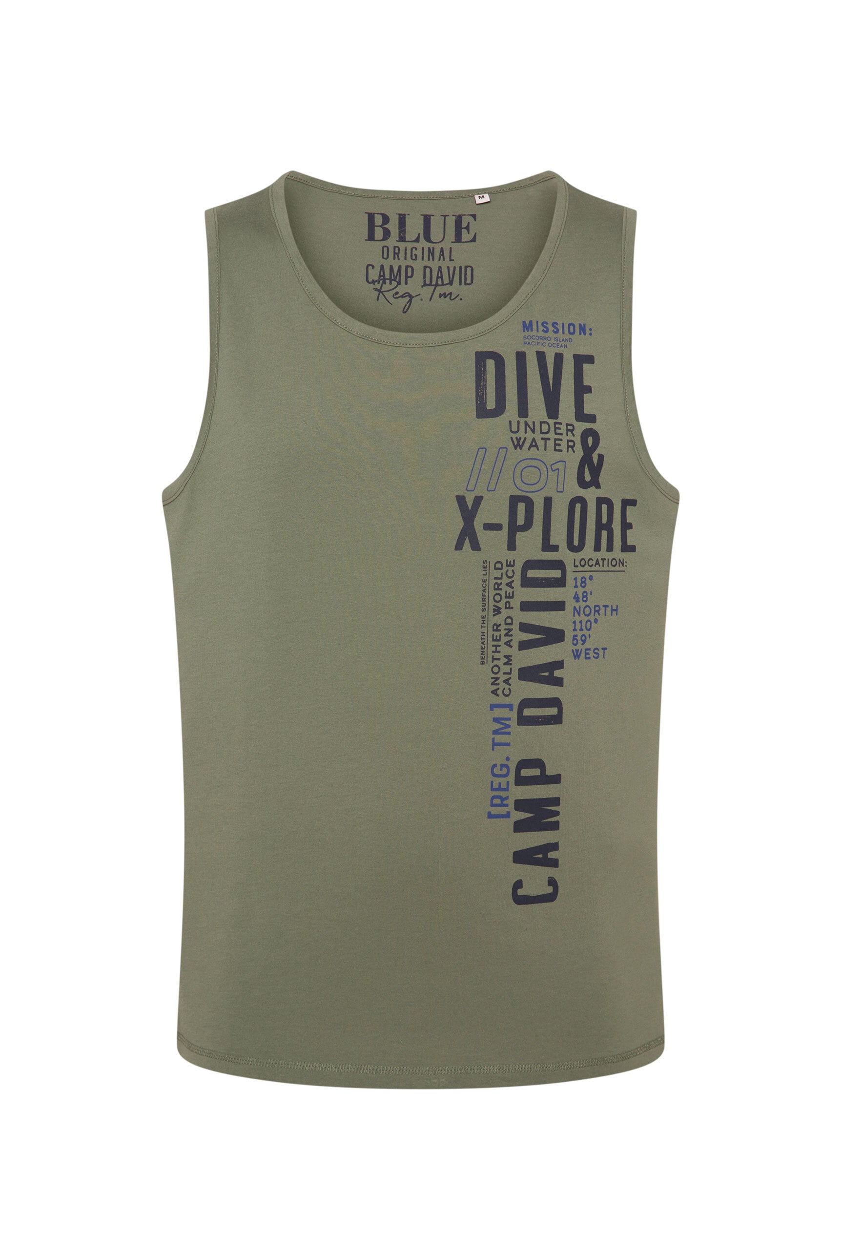 CAMP DAVID Tanktop, aus Baumwolle