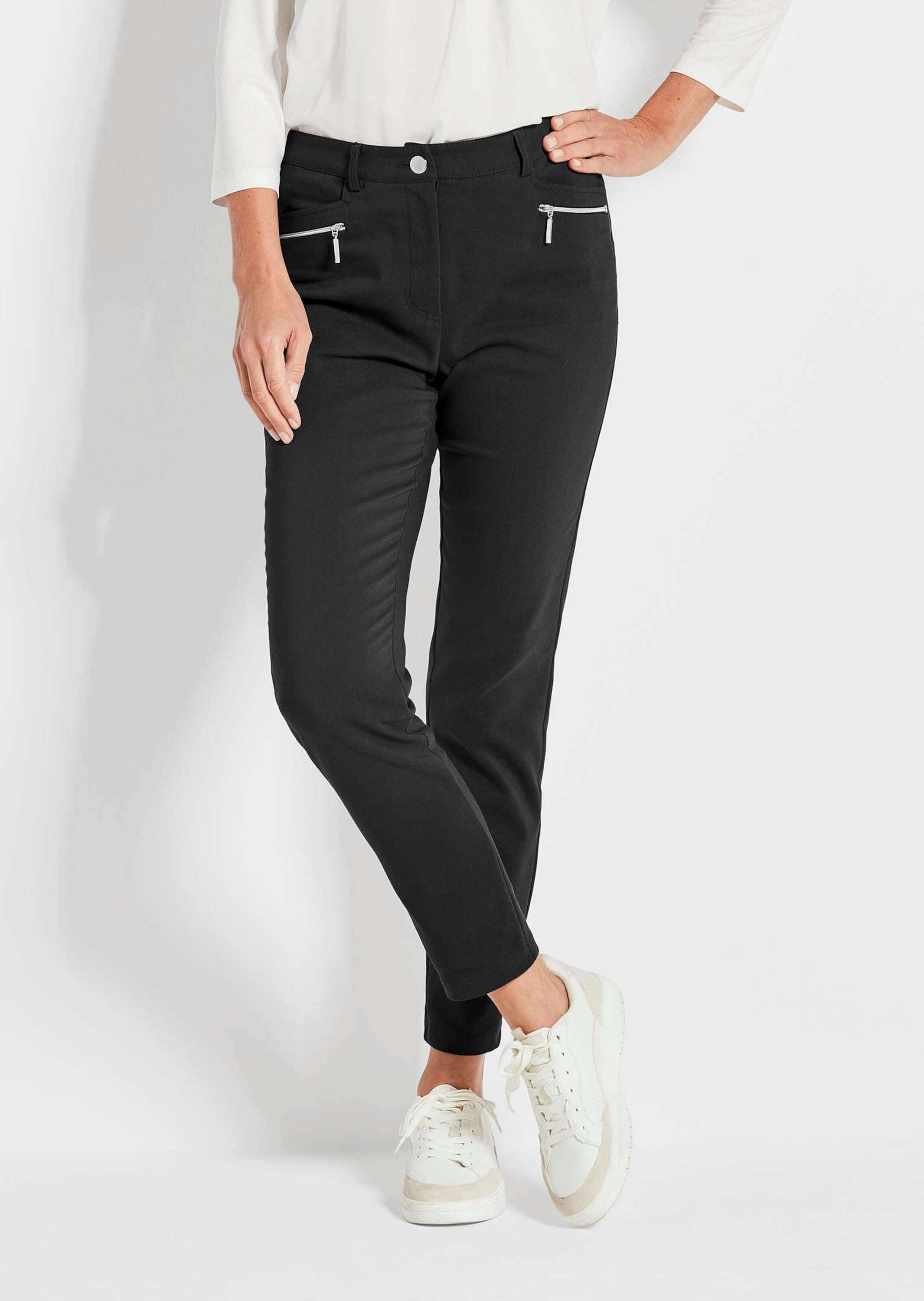 GOLDNER Stretch-Hose »Lange Schlupfhose BELLA«