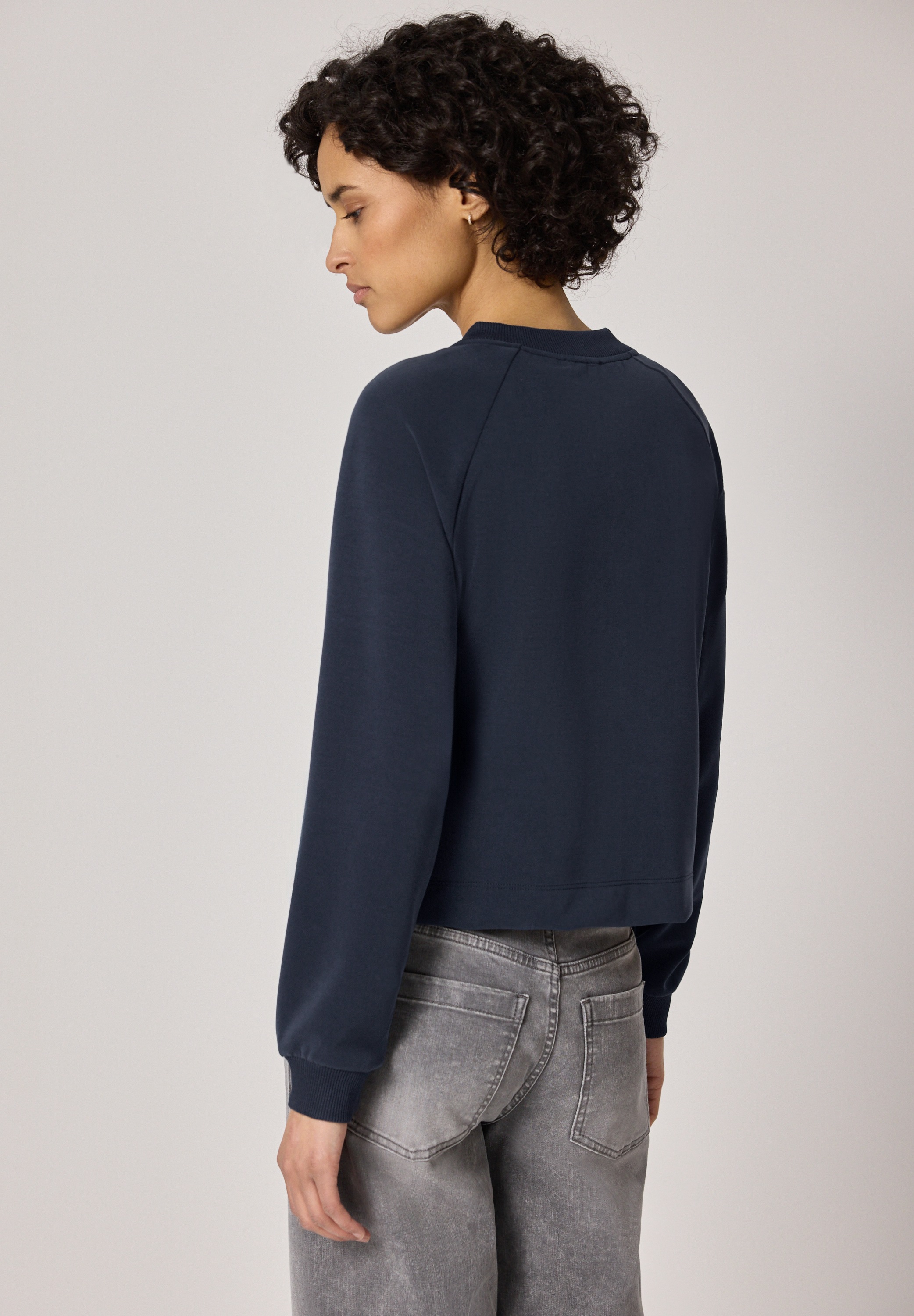 STREET ONE Cardigan aus elastischem Materialmix günstig online kaufen