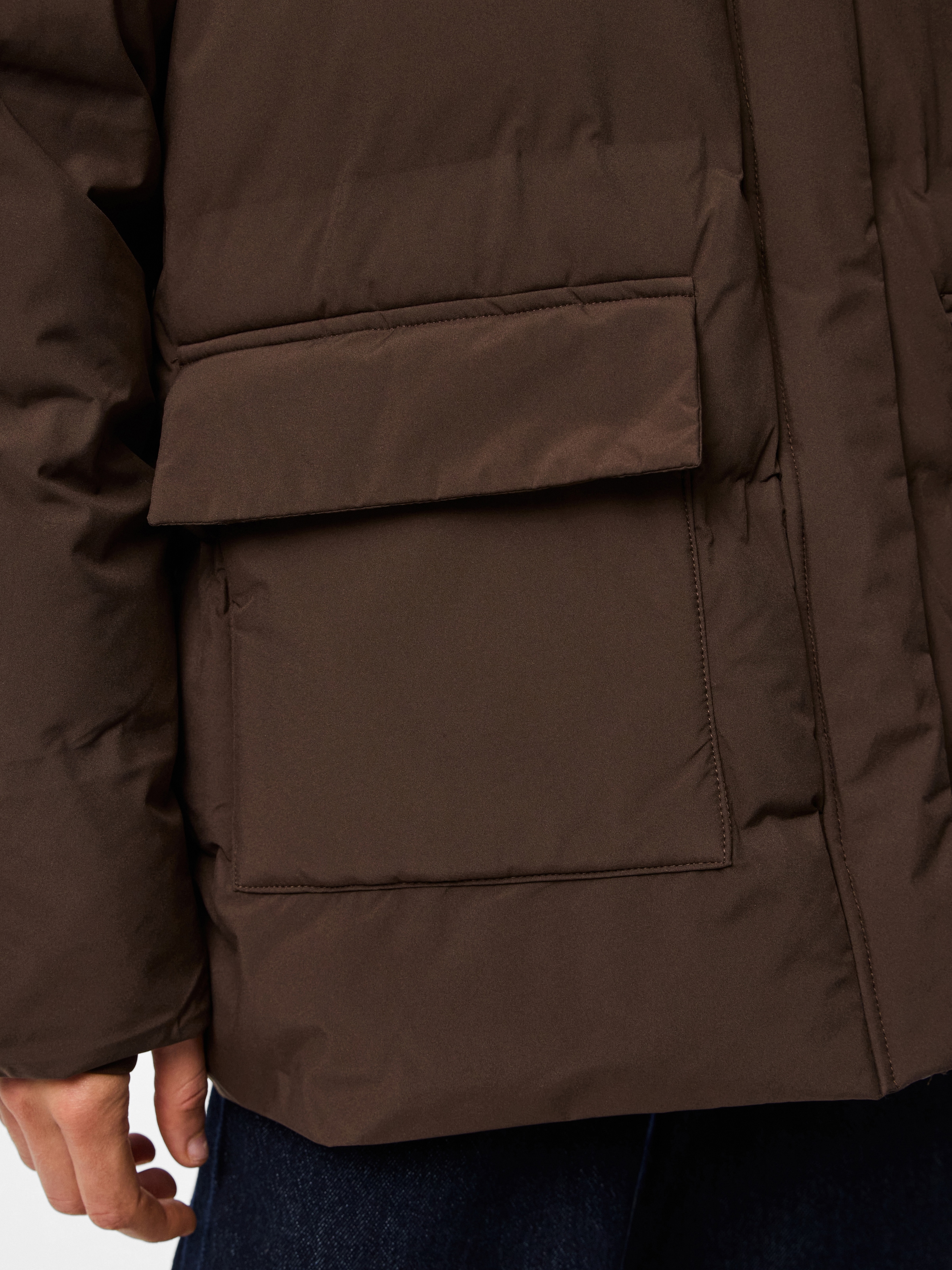 pieces Steppjacke »PCNORMA PUFFER JACKET NOOS BC« mit Kapuze Kunstfaser, regular fit
