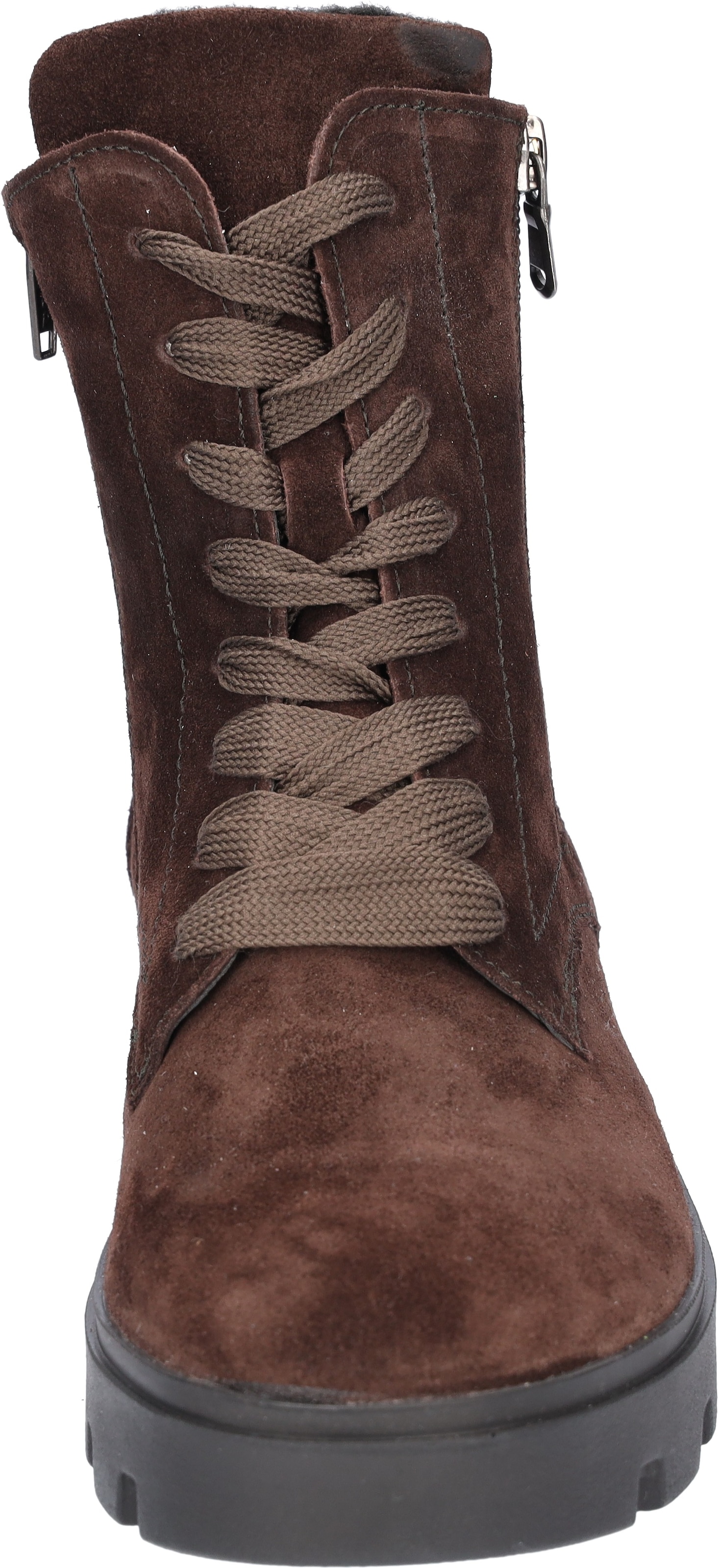 Waldläufer Schnürstiefelette »K-DANI«, Schnürboots, Stiefelette mit beidseitigem Reißverschluss, K-Weite