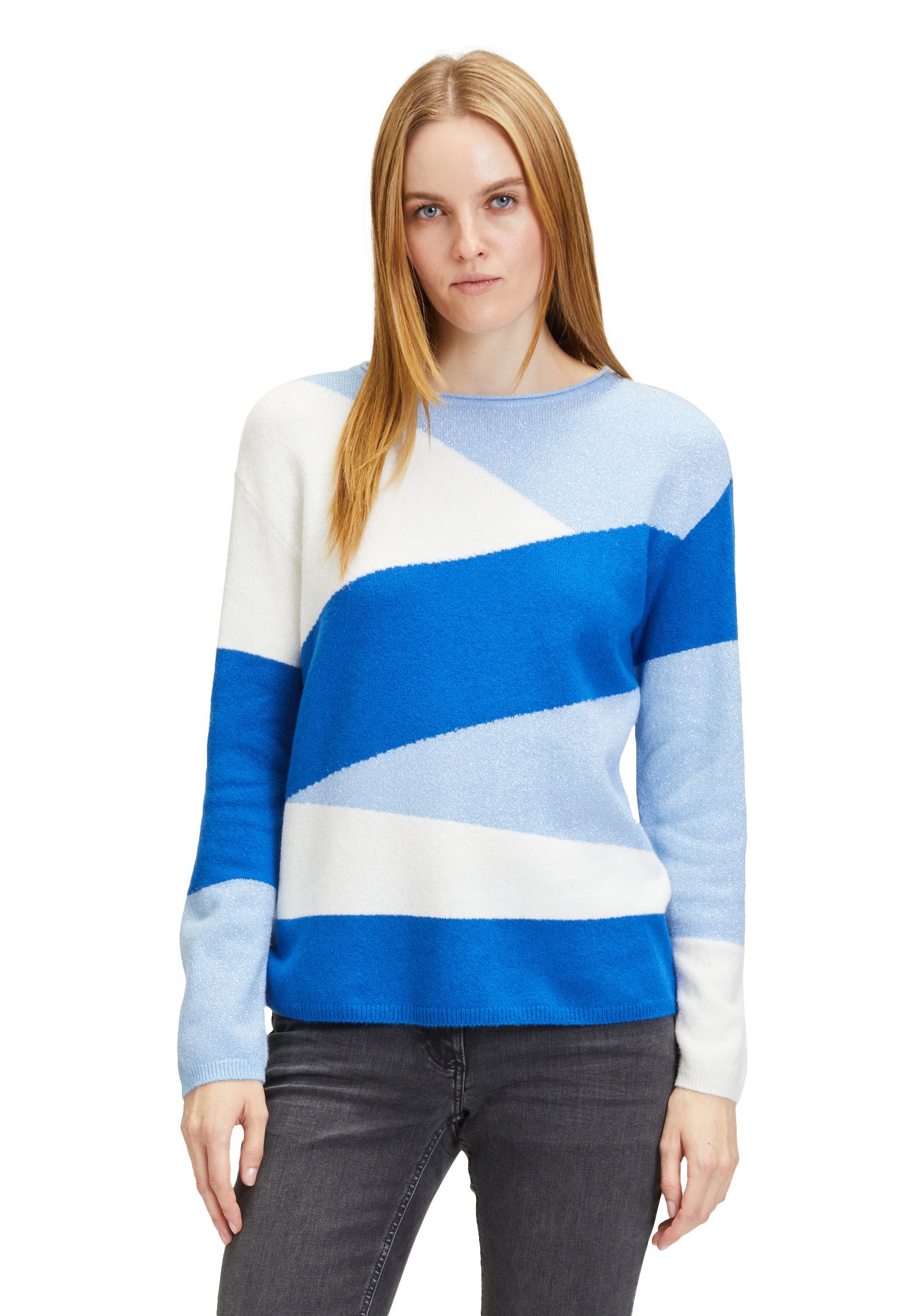 Betty Barclay Strickpullover "Betty Barclay Feinstrickpullover mit Color Bl günstig online kaufen