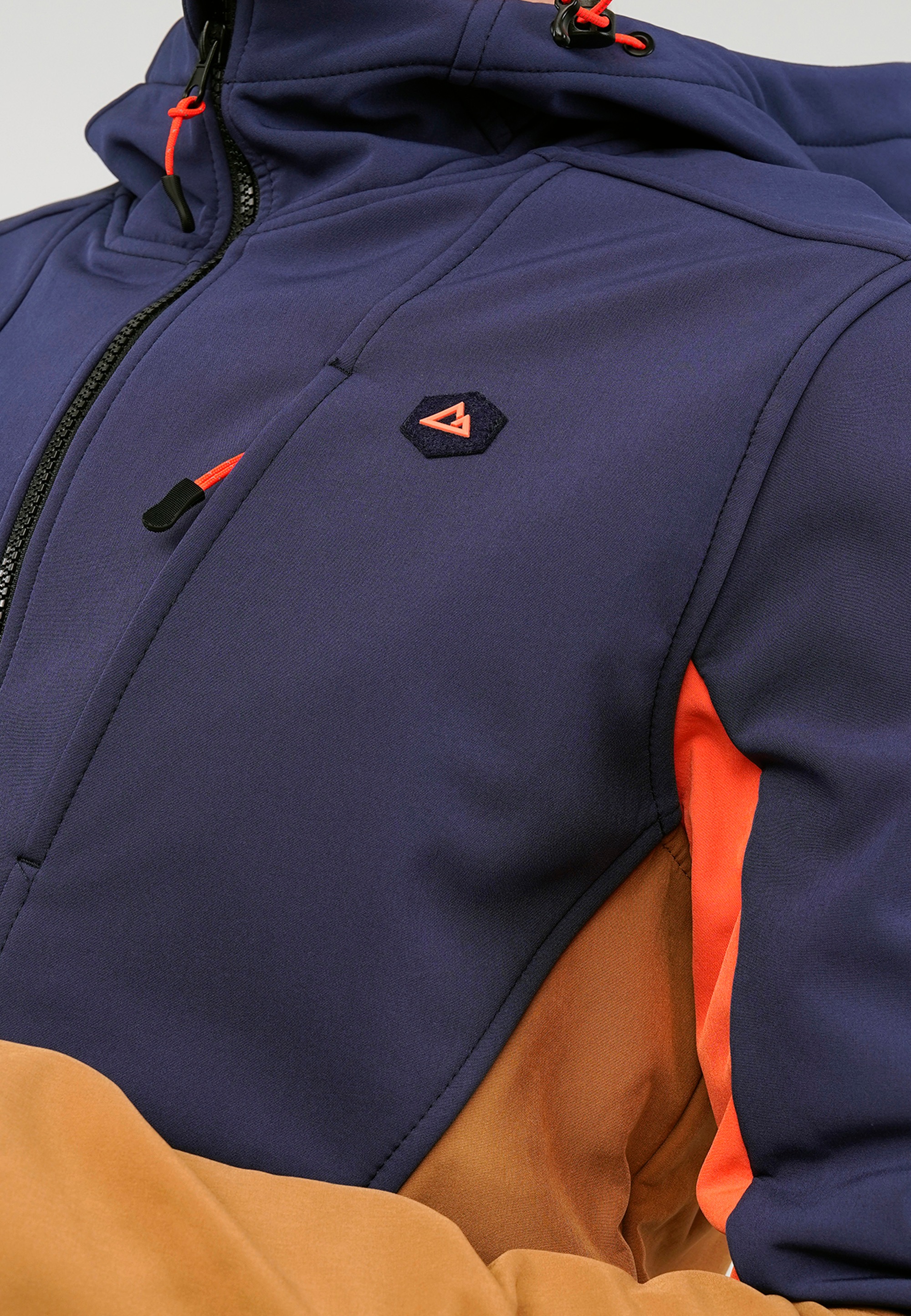 GIORDANO Softshelljacke »Silvermark by G-Motion Teflon«, mit wasser- und windabweisender Funktion