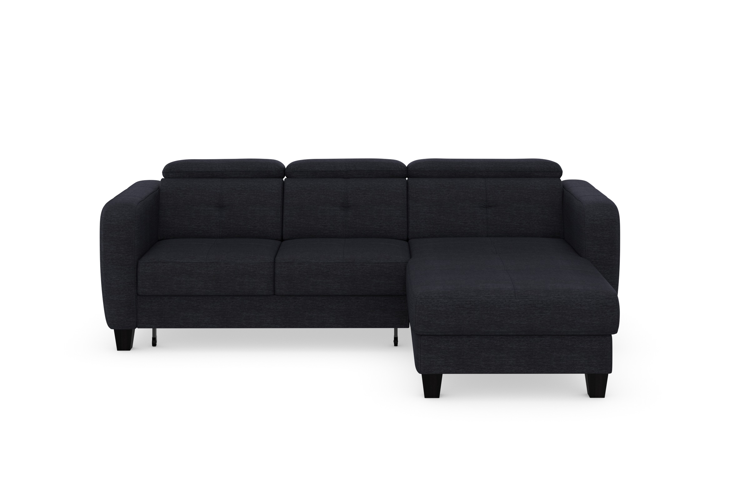 sit&more Ecksofa »Belluci L-Form«, inklusive Federkern, wahlweise mit Bettfunktion und Bettkasten