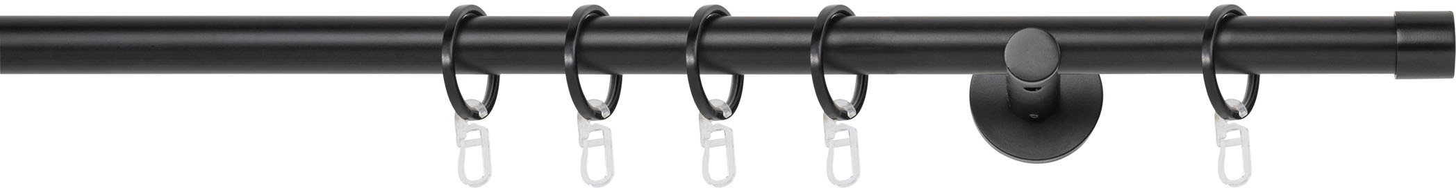 mydeco Gardinenstange »20mm Cap Wandträger 6,5 cm«, Fixmaß