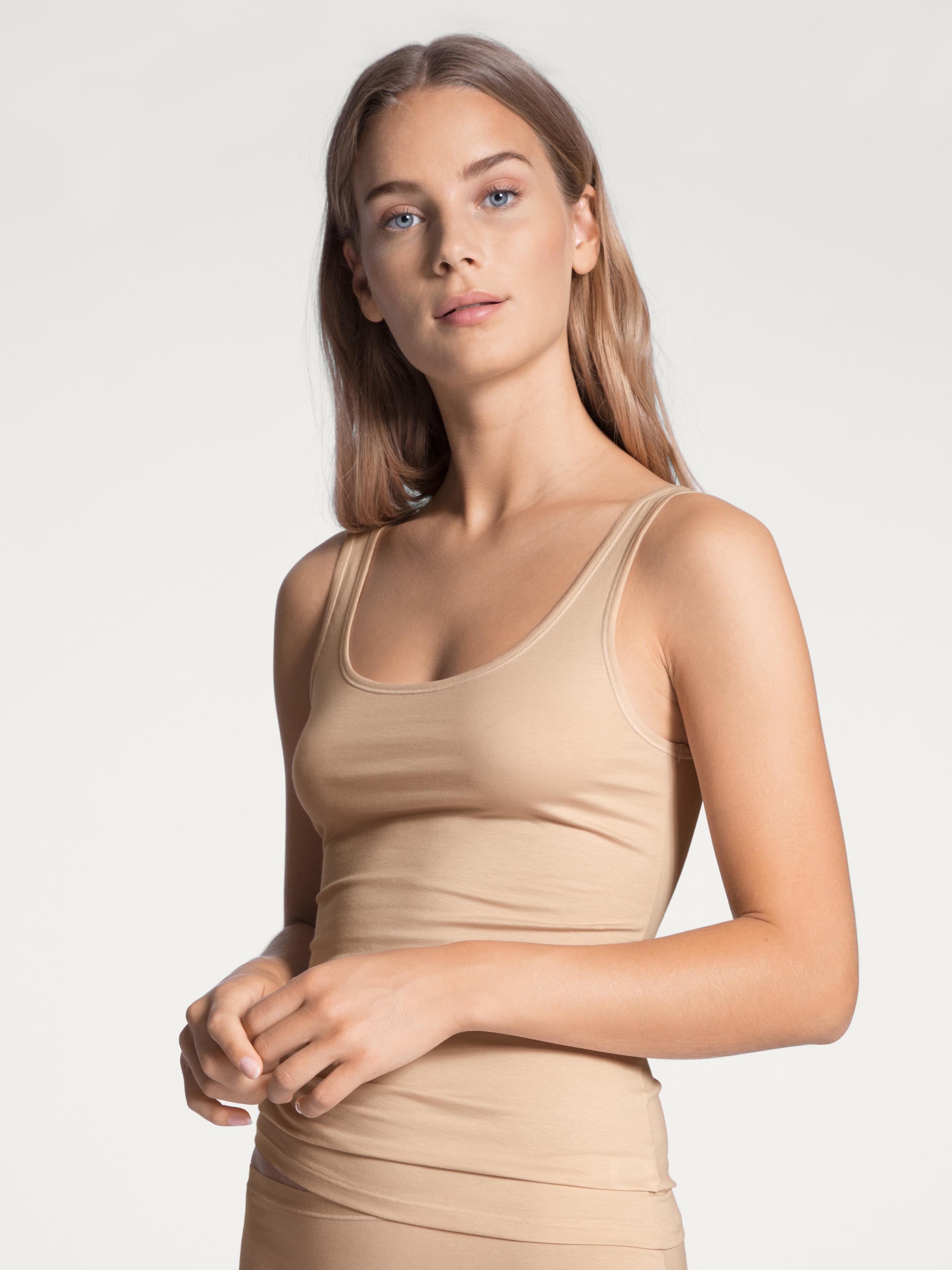 CALIDA Tanktop "Natural Comfort", elastisch, pillingarm, weich, Single Jers günstig online kaufen