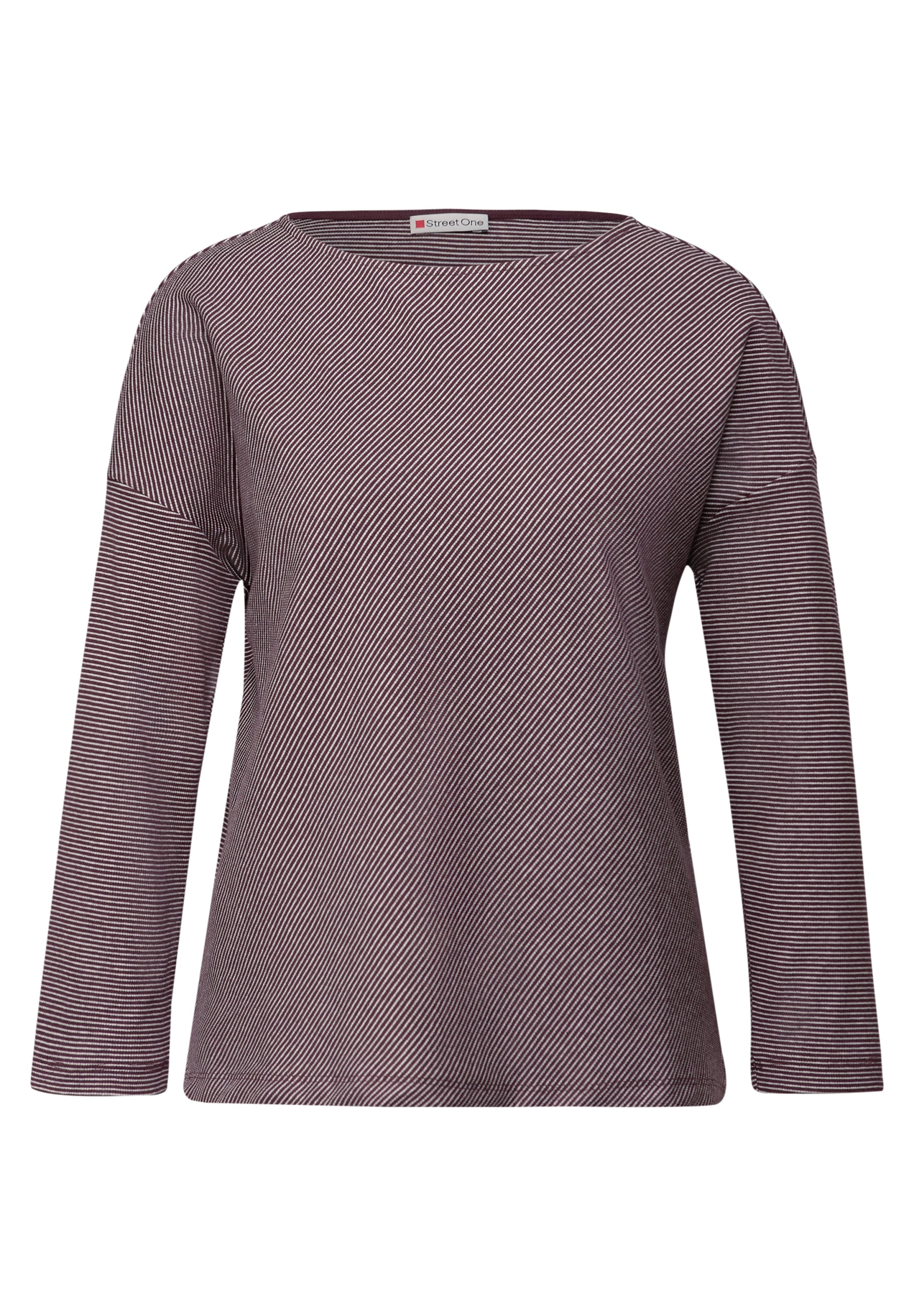 STREET ONE 3/4-Arm-Shirt, aus Baumwolle mit Stretchante